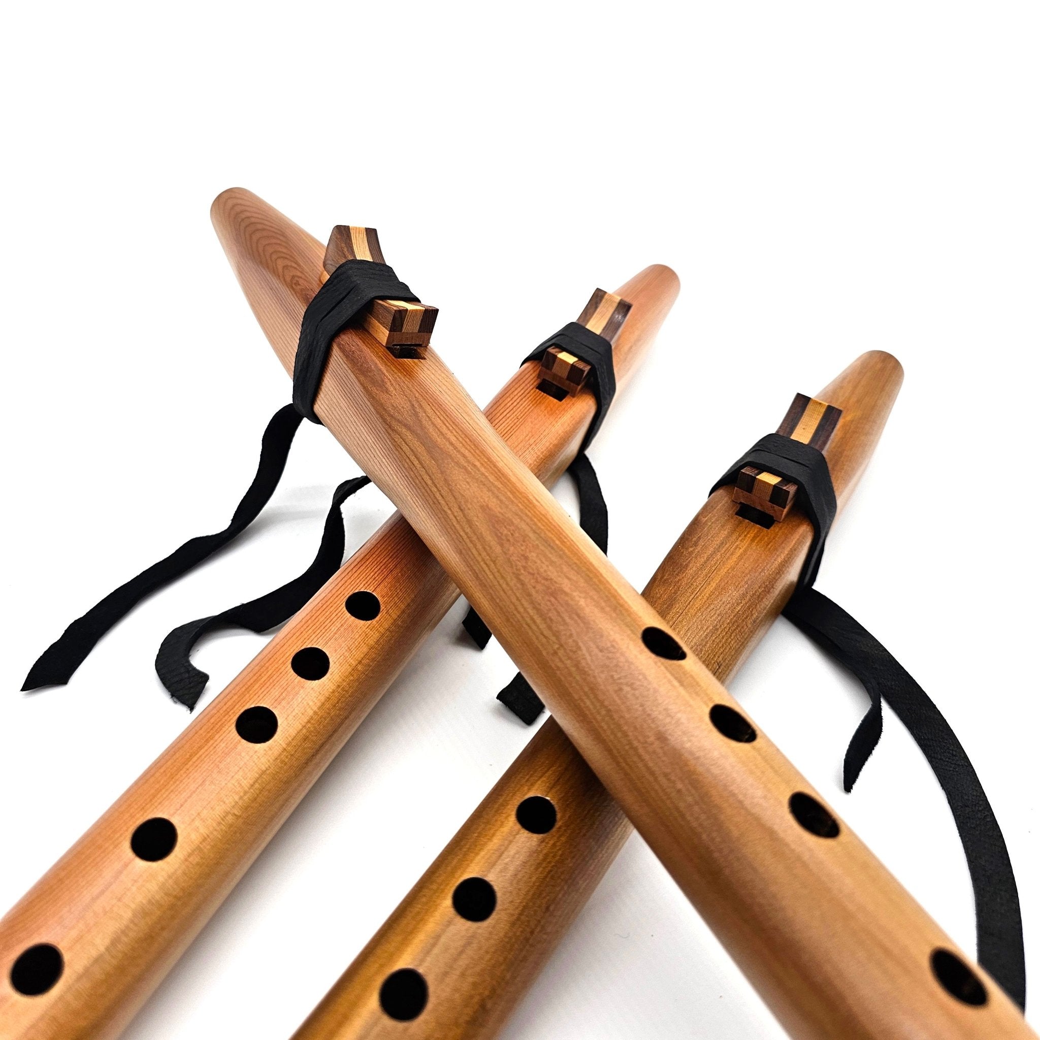 Beginner Native American Style G Flute  | Medium Sized | Natural Heartwood Cedar