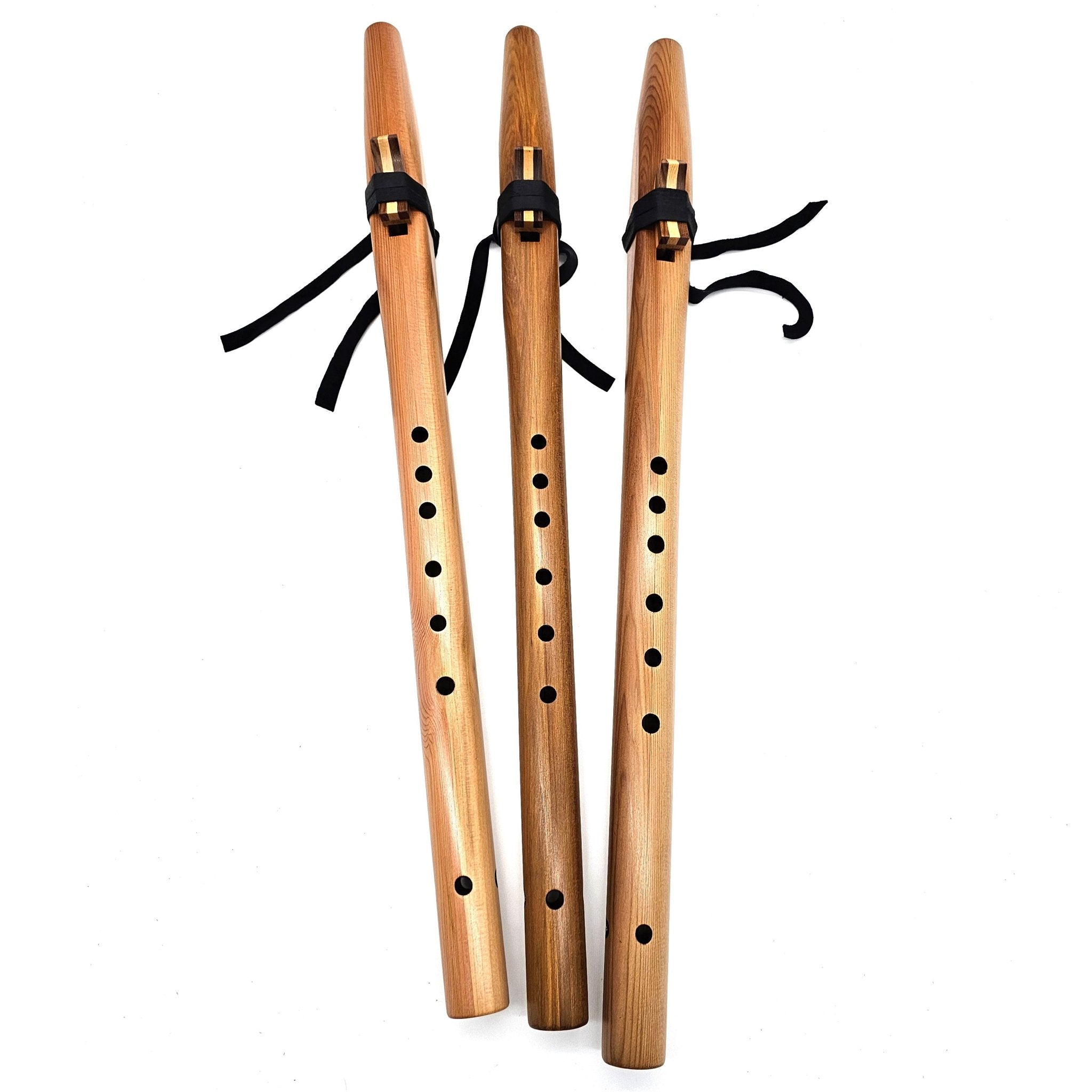 Beginner Native American Style G Flute  | Medium Sized | Natural Heartwood Cedar