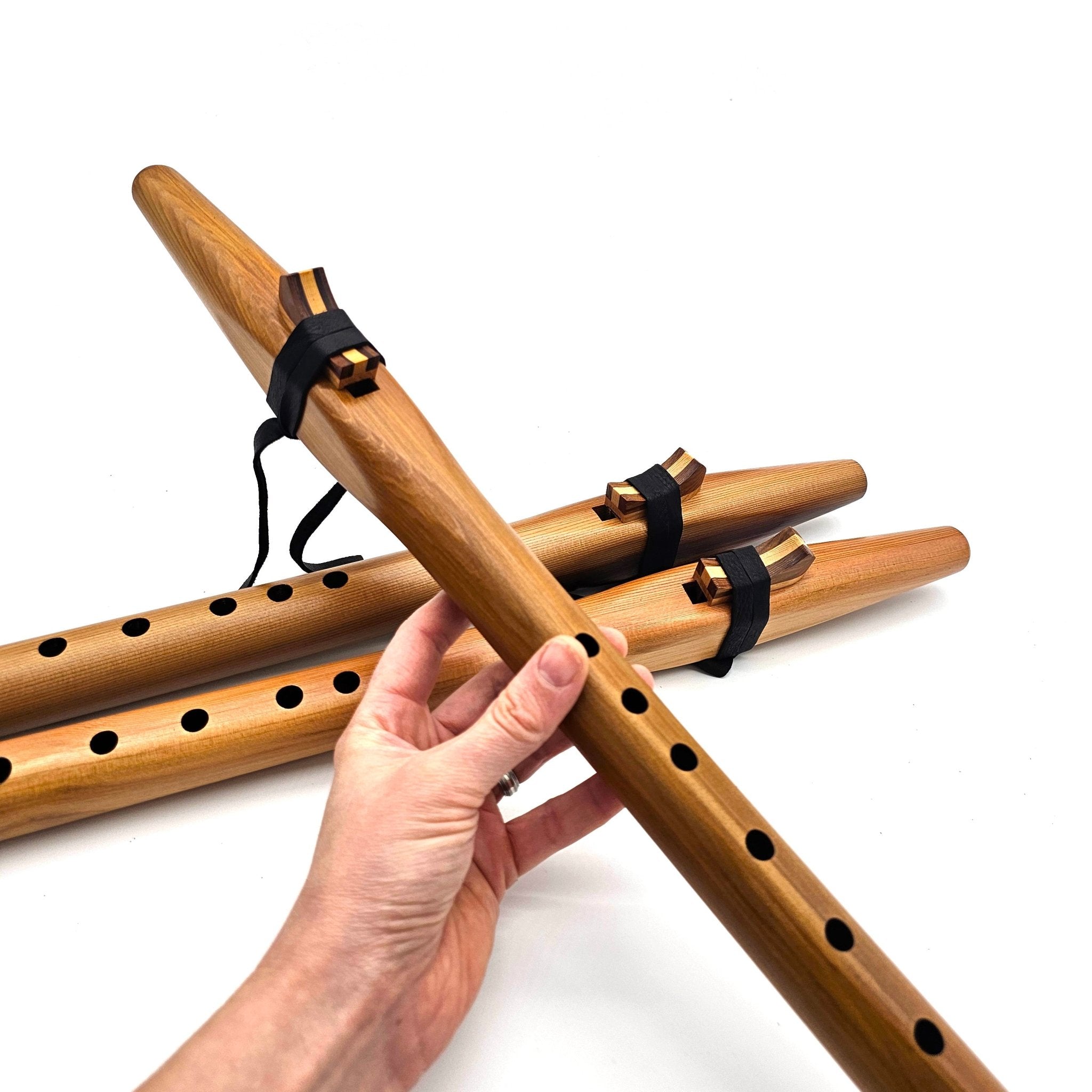Beginner Native American Style G Flute  | Medium Sized | Natural Heartwood Cedar