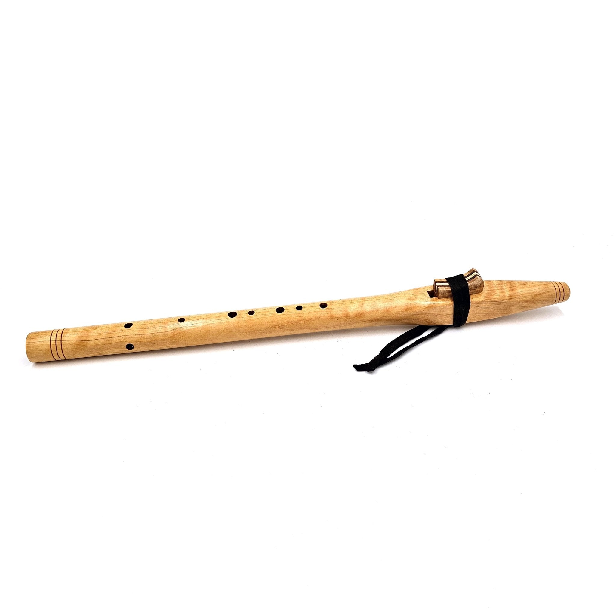 Figured Port Orford Cedar Hijaz flute key of A -3452