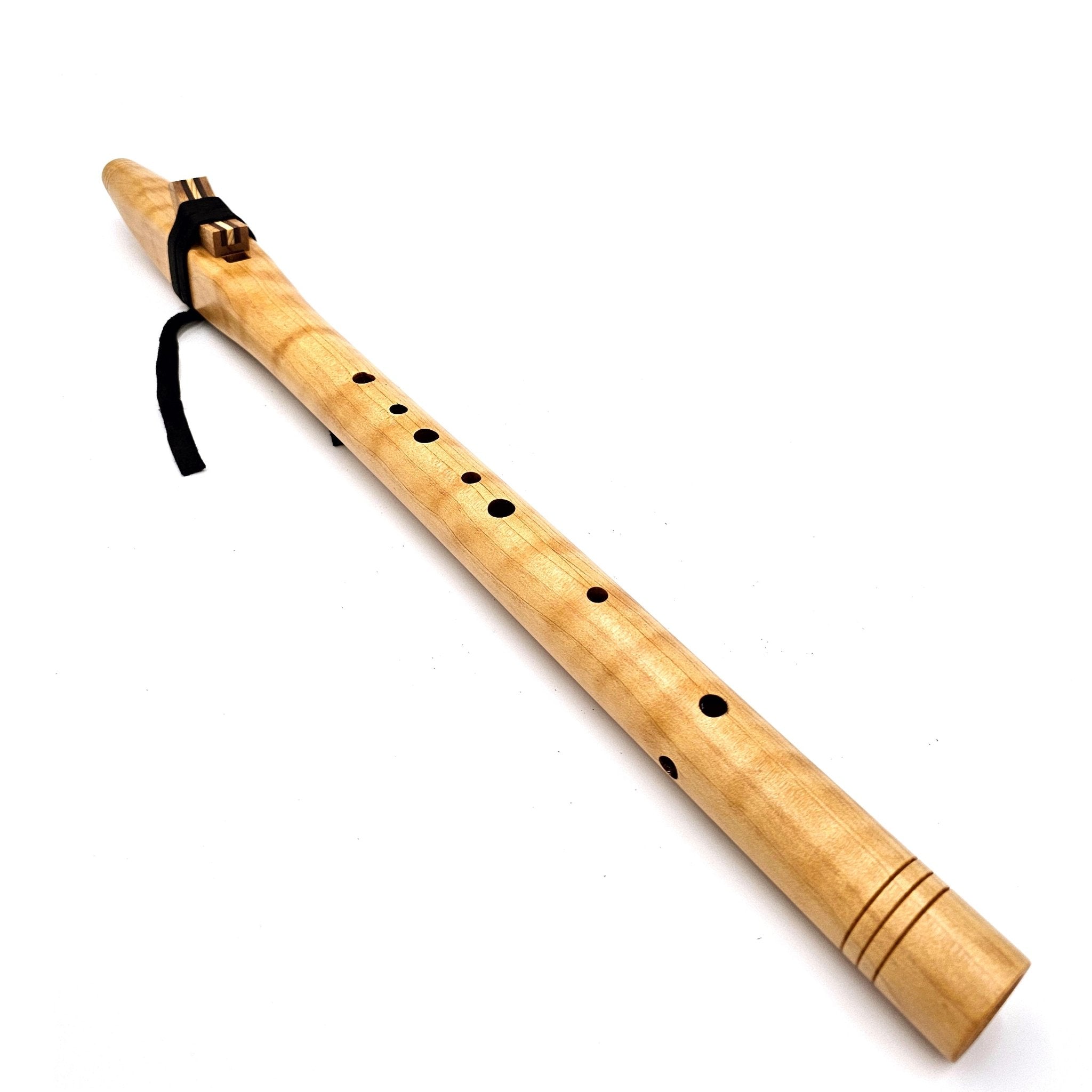 Figured Port Orford Cedar Hijaz flute key of A -3452