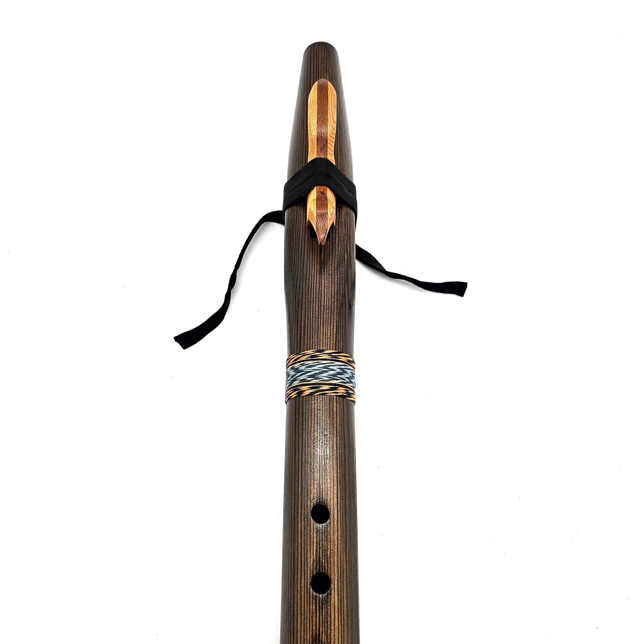 Iron Stained Cedar Native American style D flute