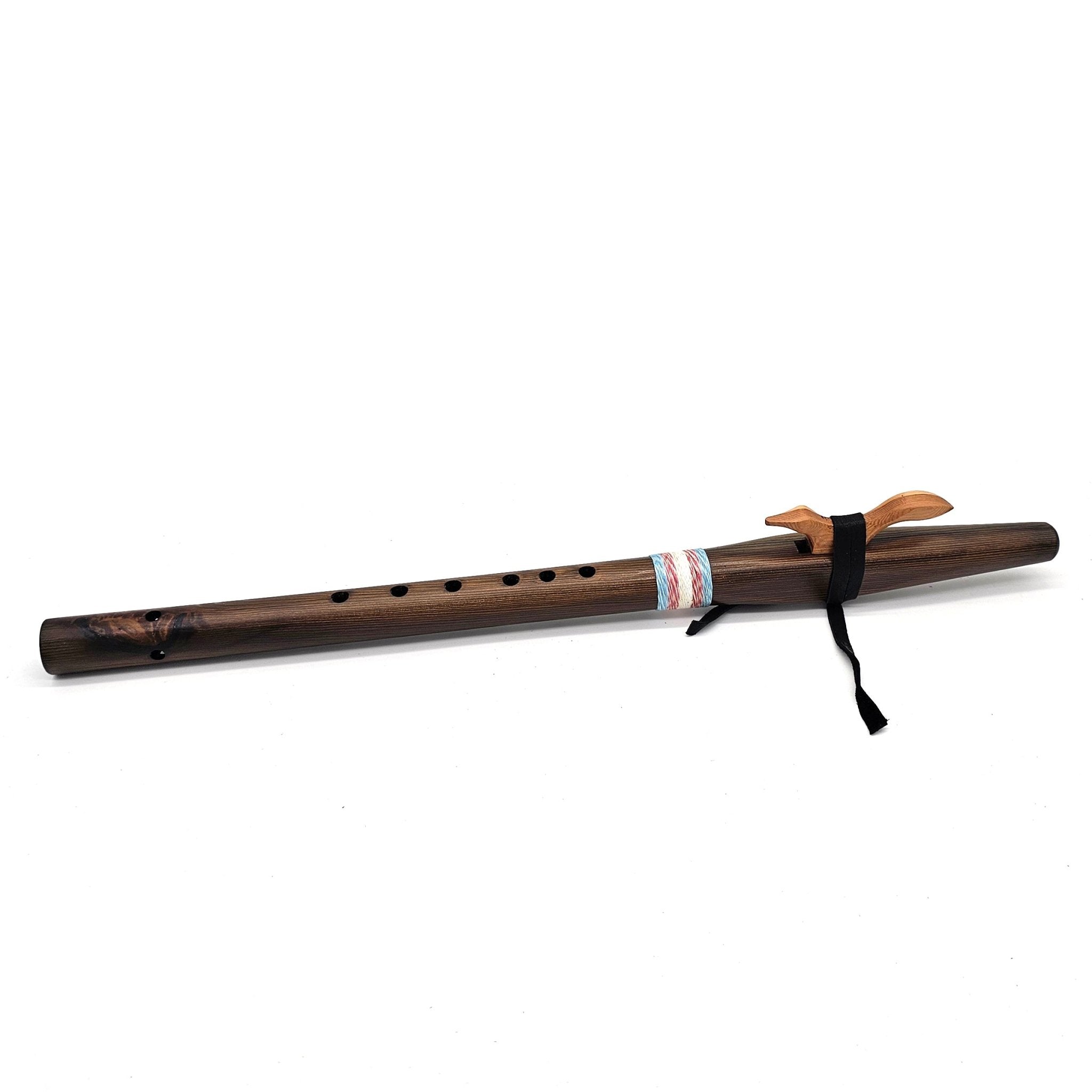 Iron Stained Native American style G flute - Limited Edition Trans Flag
