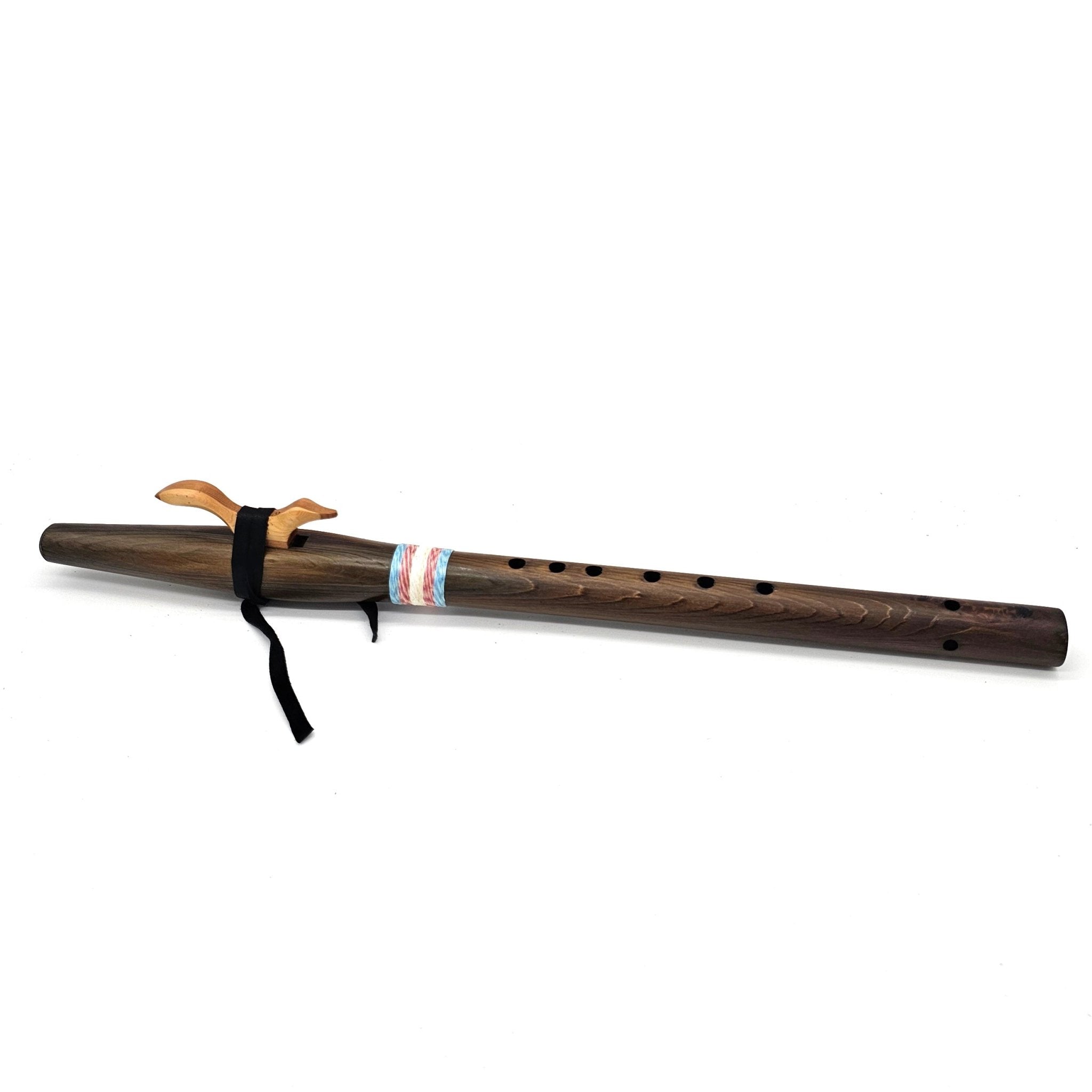 Iron Stained Native American style G flute - Limited Edition Trans Flag