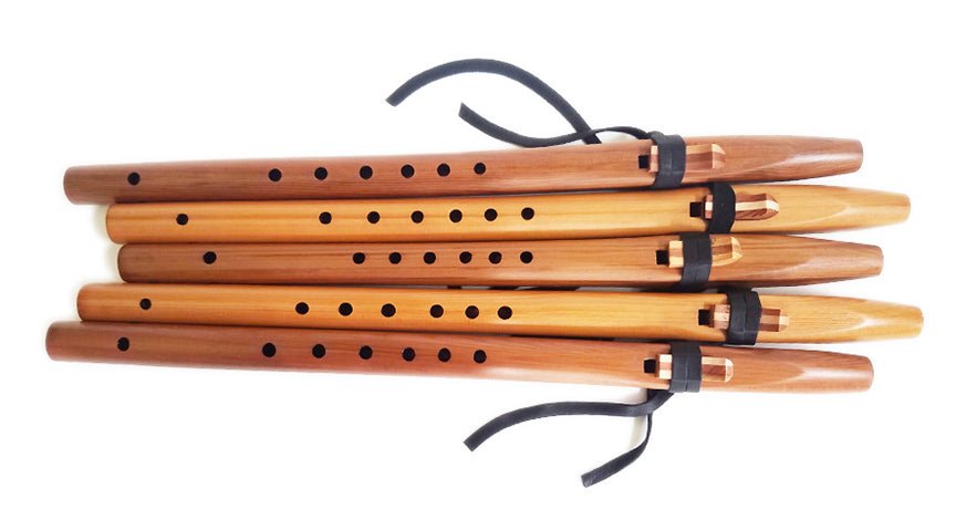 Beginner Native American Style G Flute  | Medium Sized | Natural Heartwood Cedar