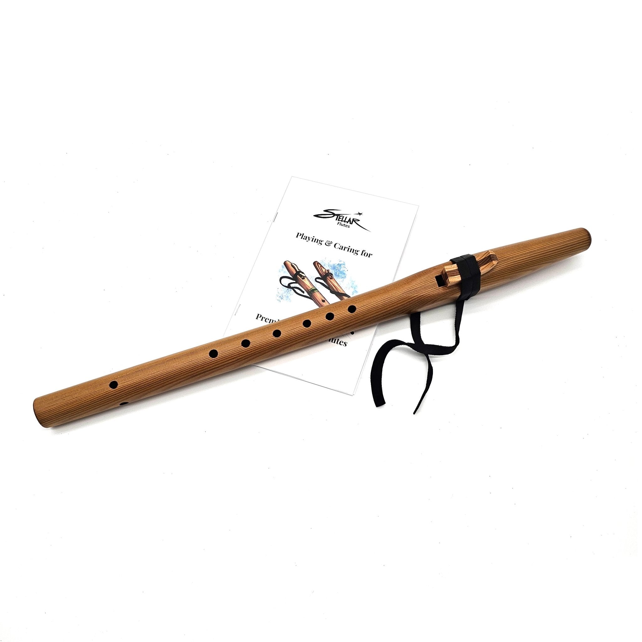 Beginner Native American Style A Flute | Small Sized | Natural Heartwood Cedar