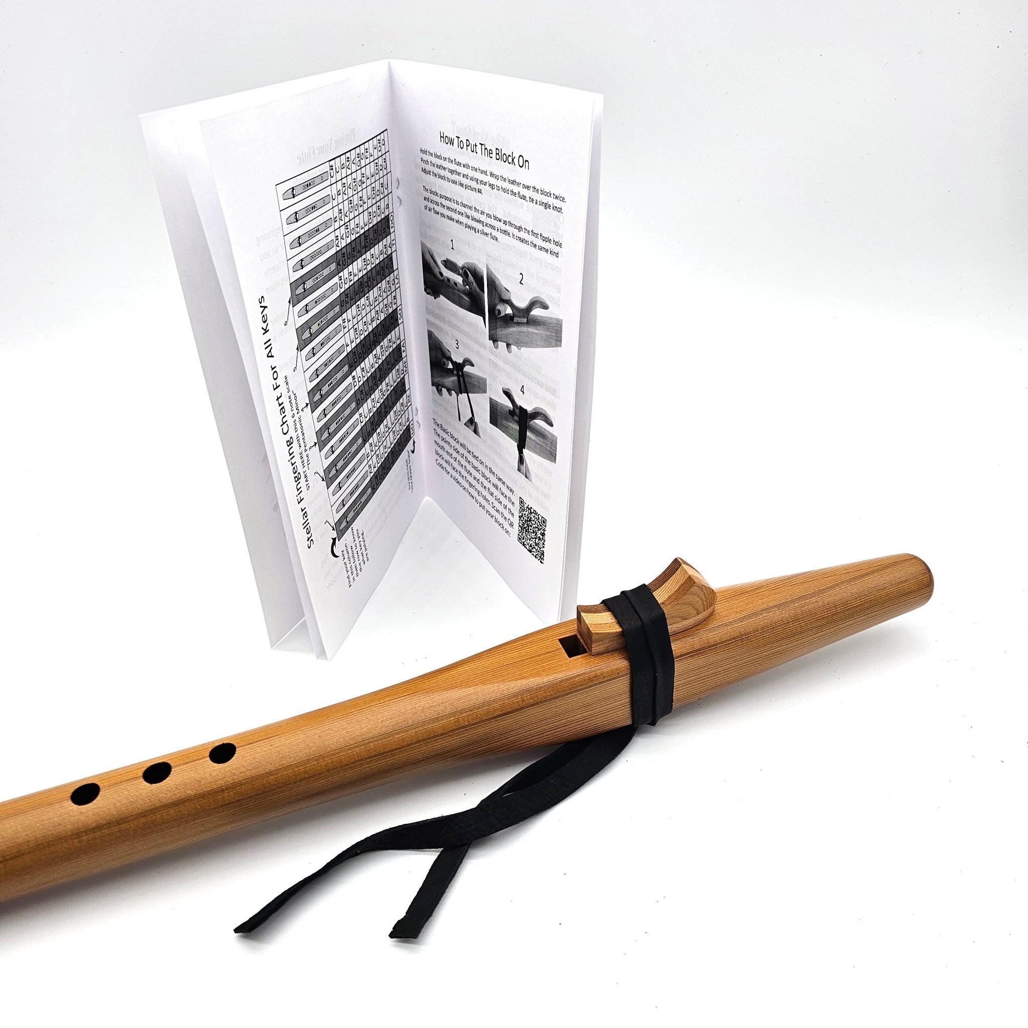 Basic Flute key of G - Natural Heartwood Cedar