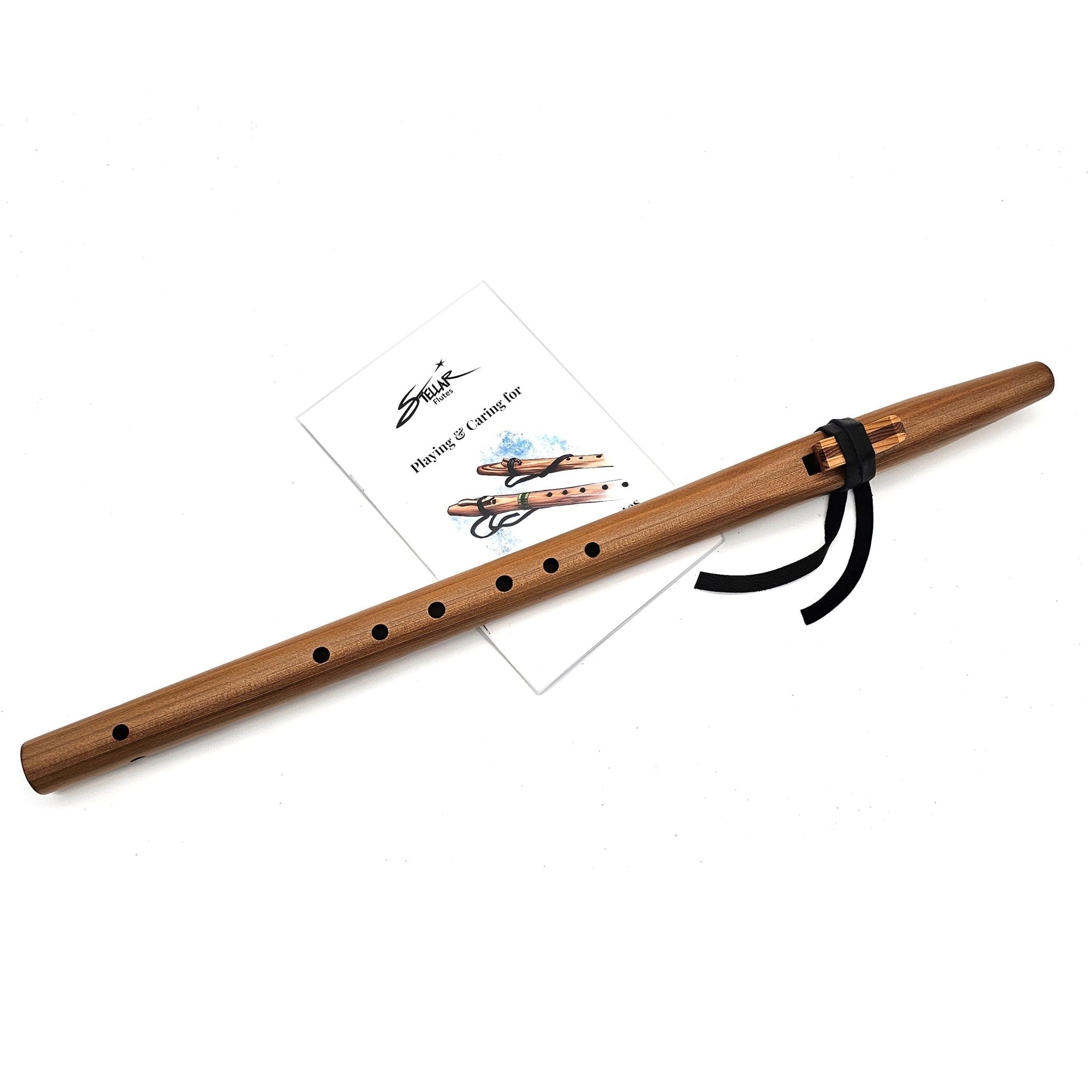 Basic Flute Key of F# -Natural Heartwood Cedar