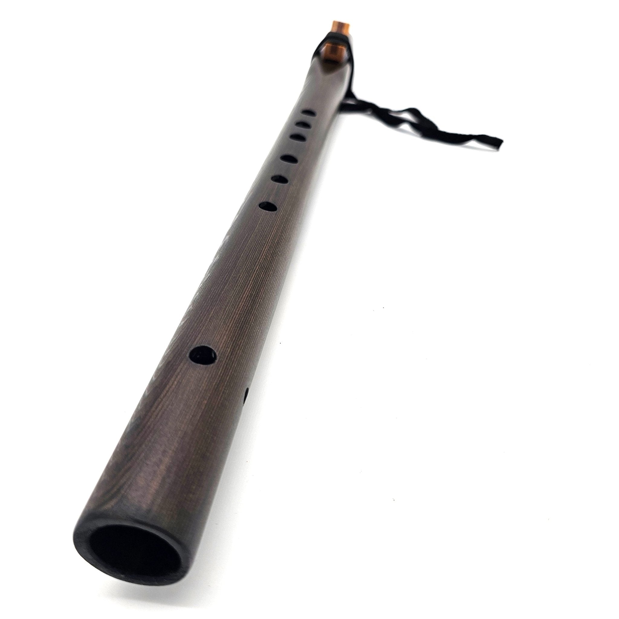 Beginner Native American Style G Flute  | Medium Sized | Iron Stained Cedar