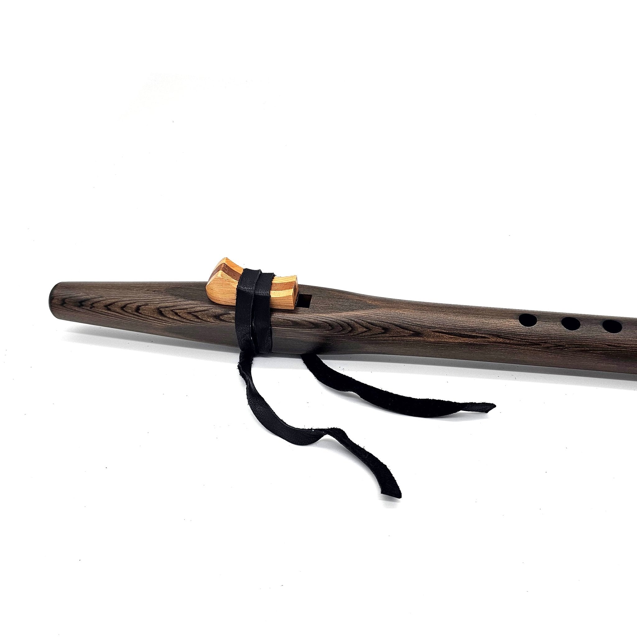 Beginner Native American Style G Flute  | Medium Sized | Iron Stained Cedar