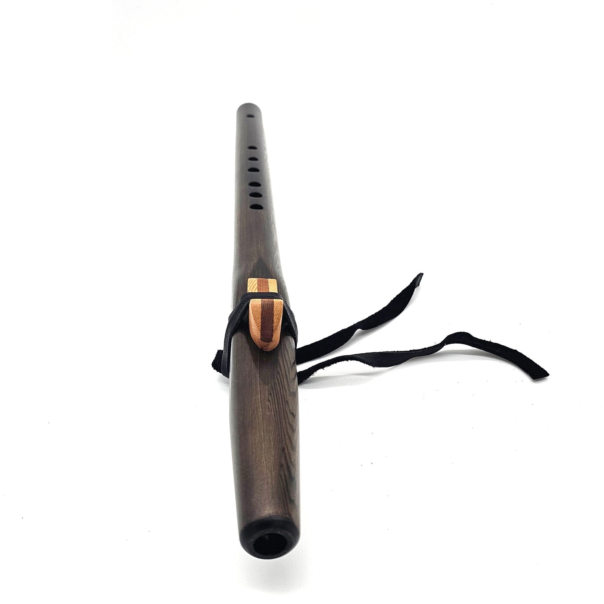 Beginner Native American Style G Flute  | Medium Sized | Iron Stained Cedar