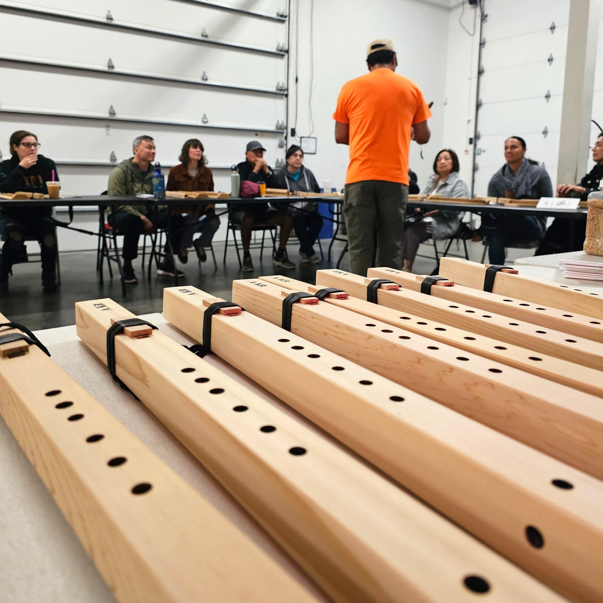 Flute Making and Playing Teaching Package for Tribes, Schools and Groups