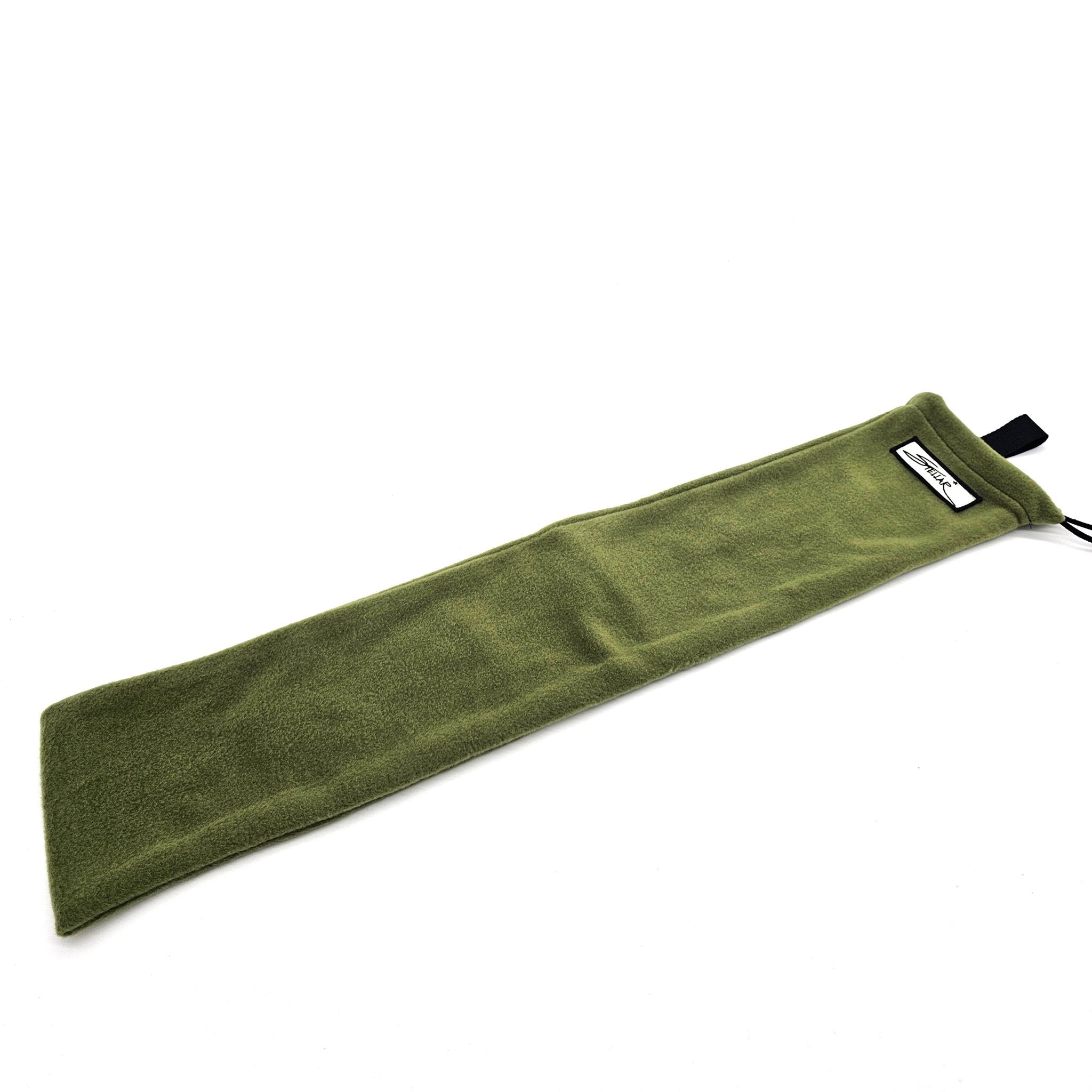 Handmade Polar Fleece Logo Flute Bag with Shoulder Strap and Drawstring