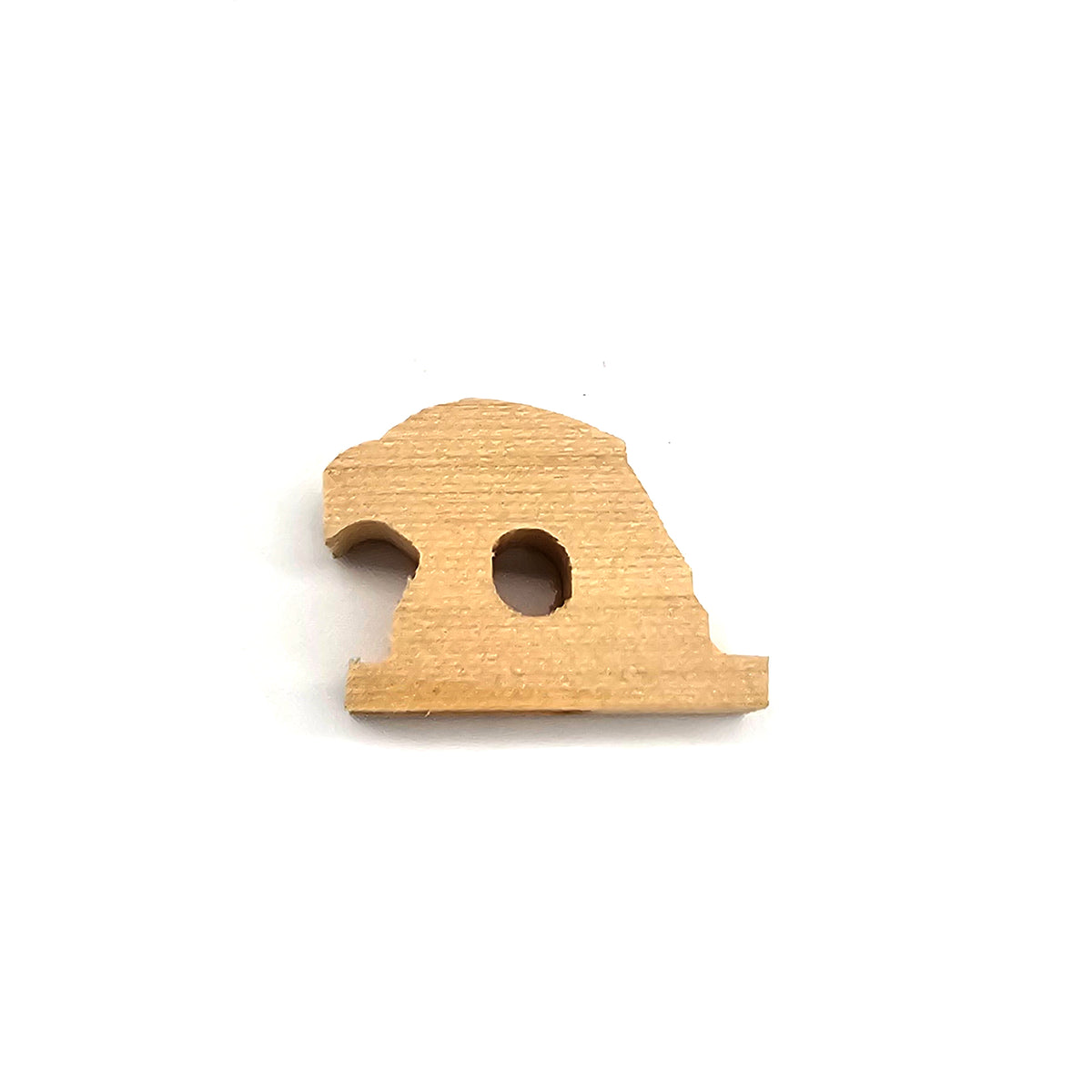 Flute Totem Carving Block - Unfinished Animal Cutouts with 7/16ths Groove