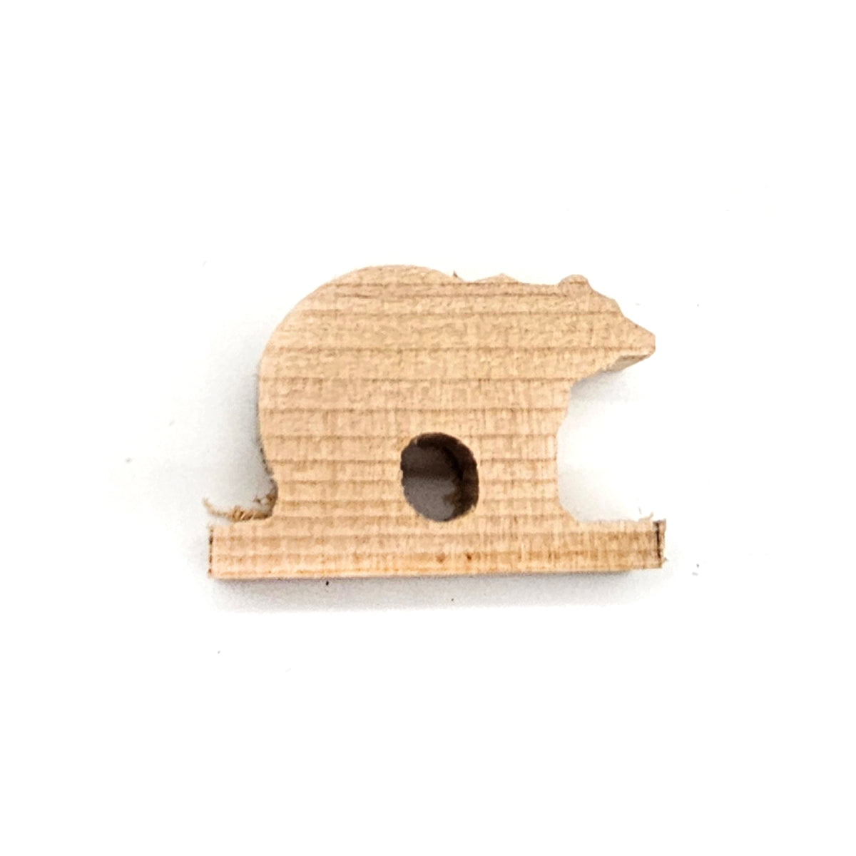 Flute Totem Carving Block - Unfinished Animal Cutouts with 7/16ths Groove