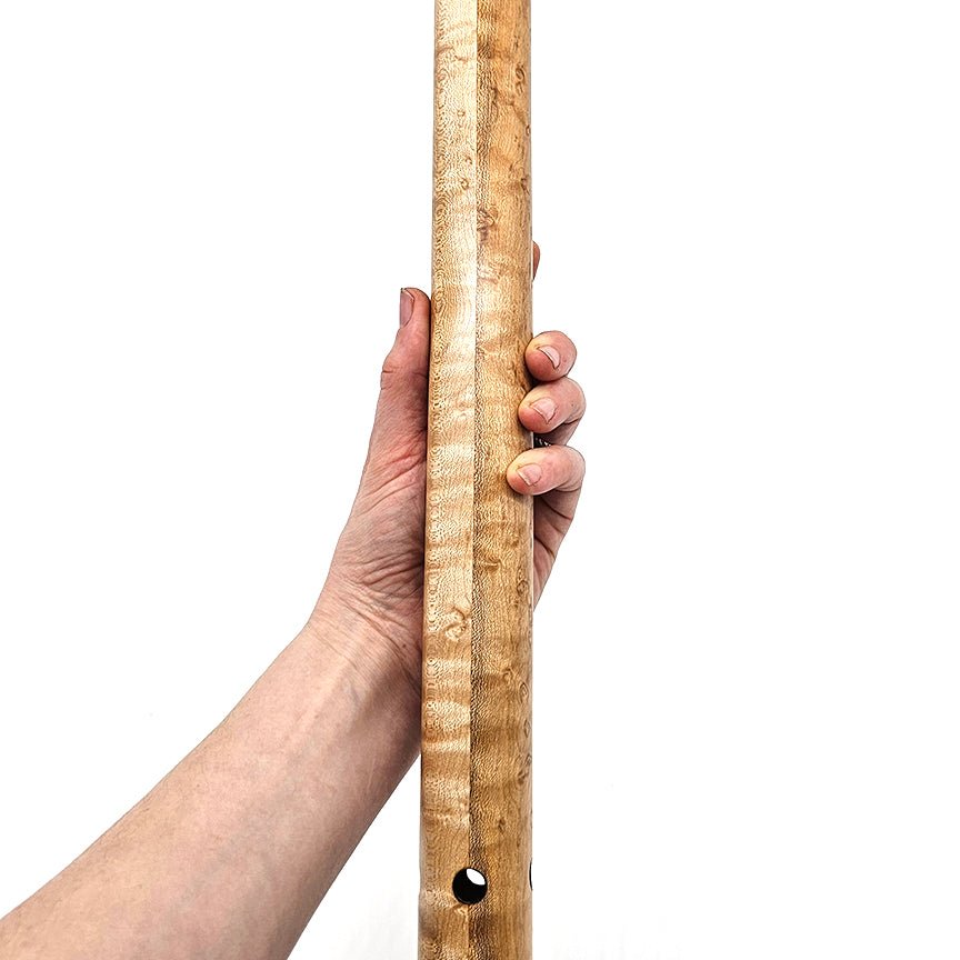 Birdseye maple Native American Style D Sharp Flute