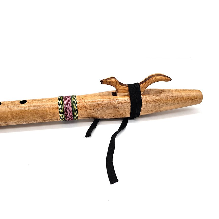 Birdseye maple Native American Style D Sharp Flute
