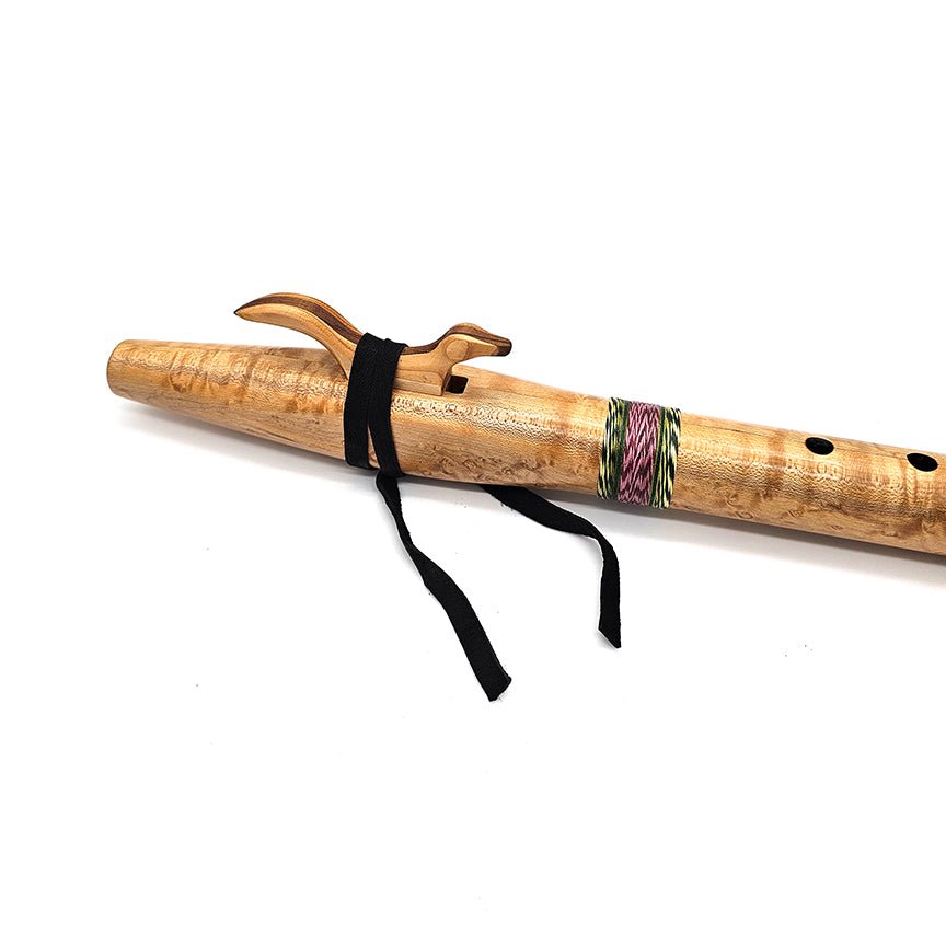 Birdseye maple Native American Style D Sharp Flute