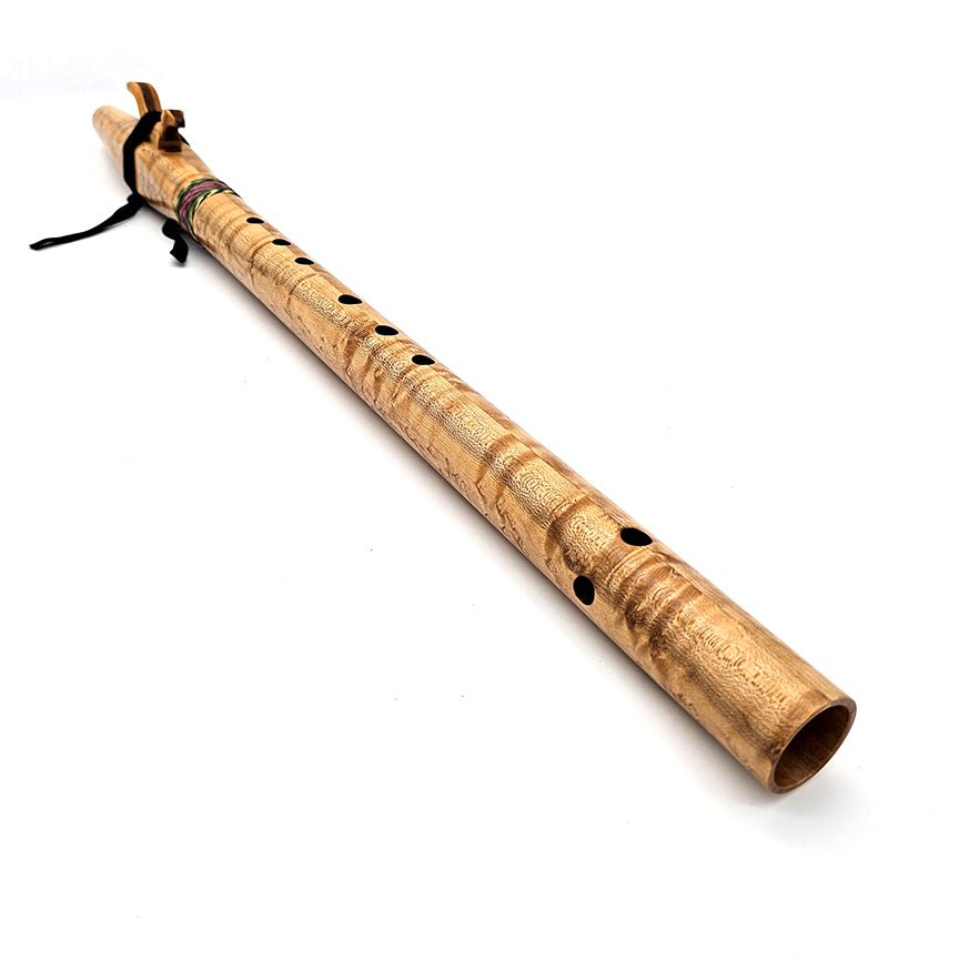 Birdseye maple Native American Style D Sharp Flute
