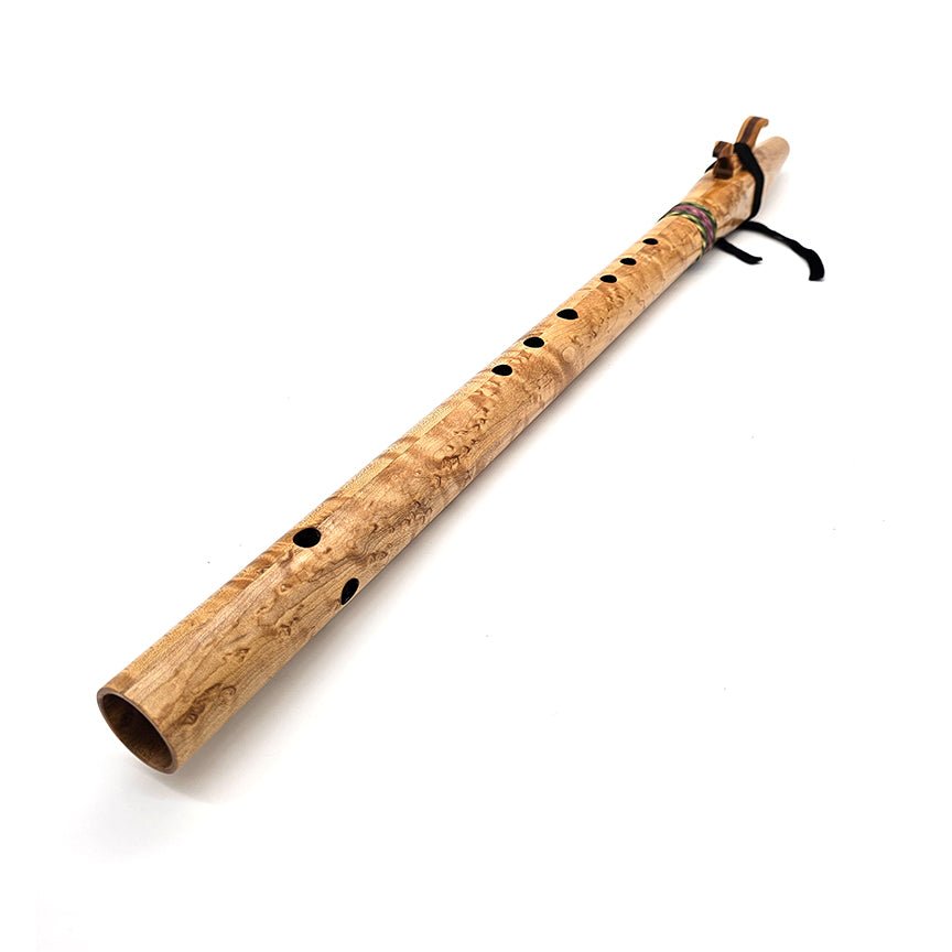 Birdseye maple Native American Style D Sharp Flute