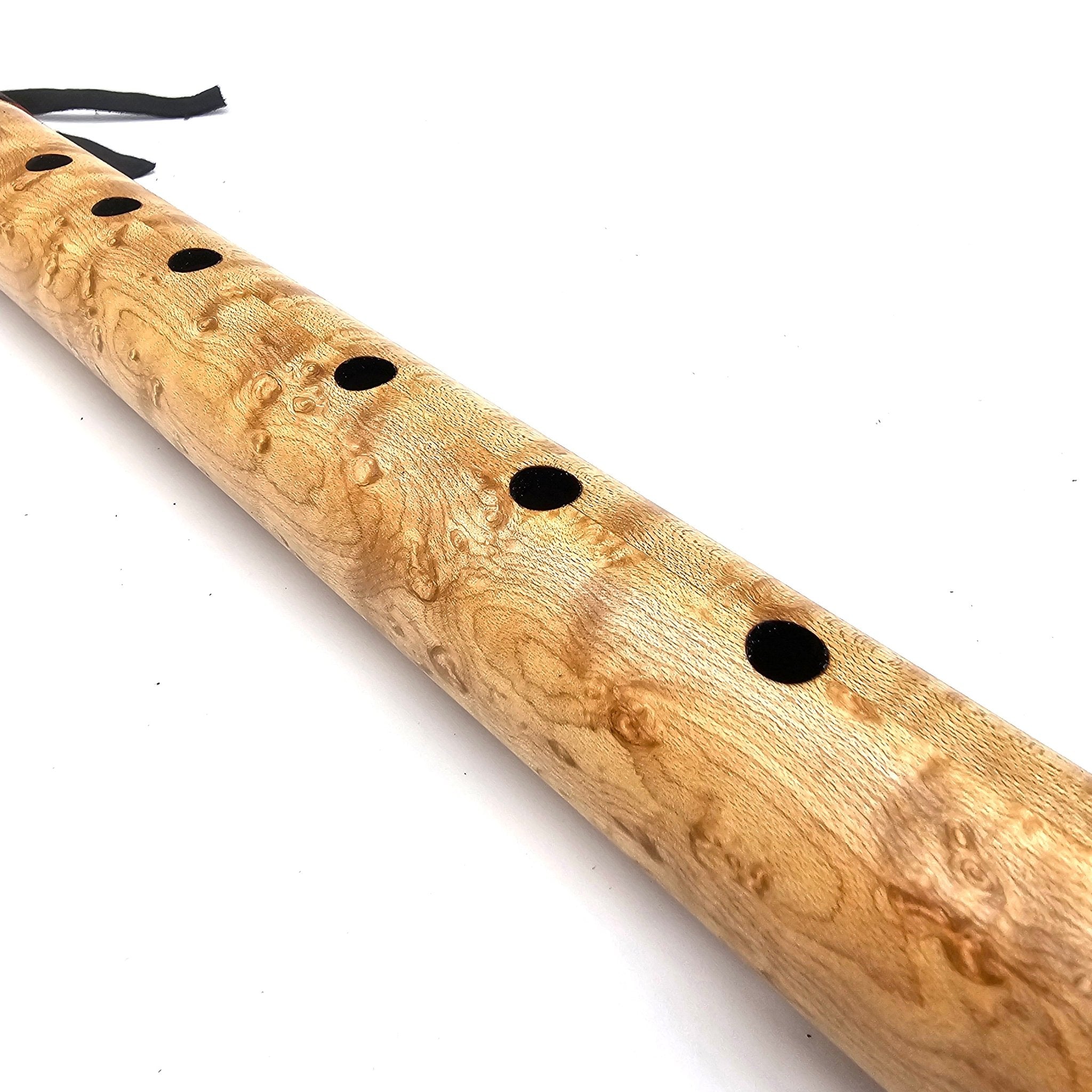 Birdseye maple Native American style D flute –#6032