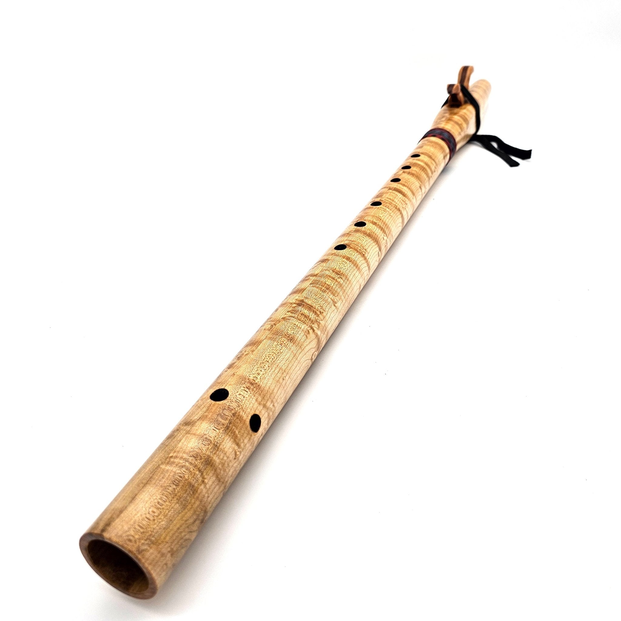 Birdseye maple Native American style D flute –#6032