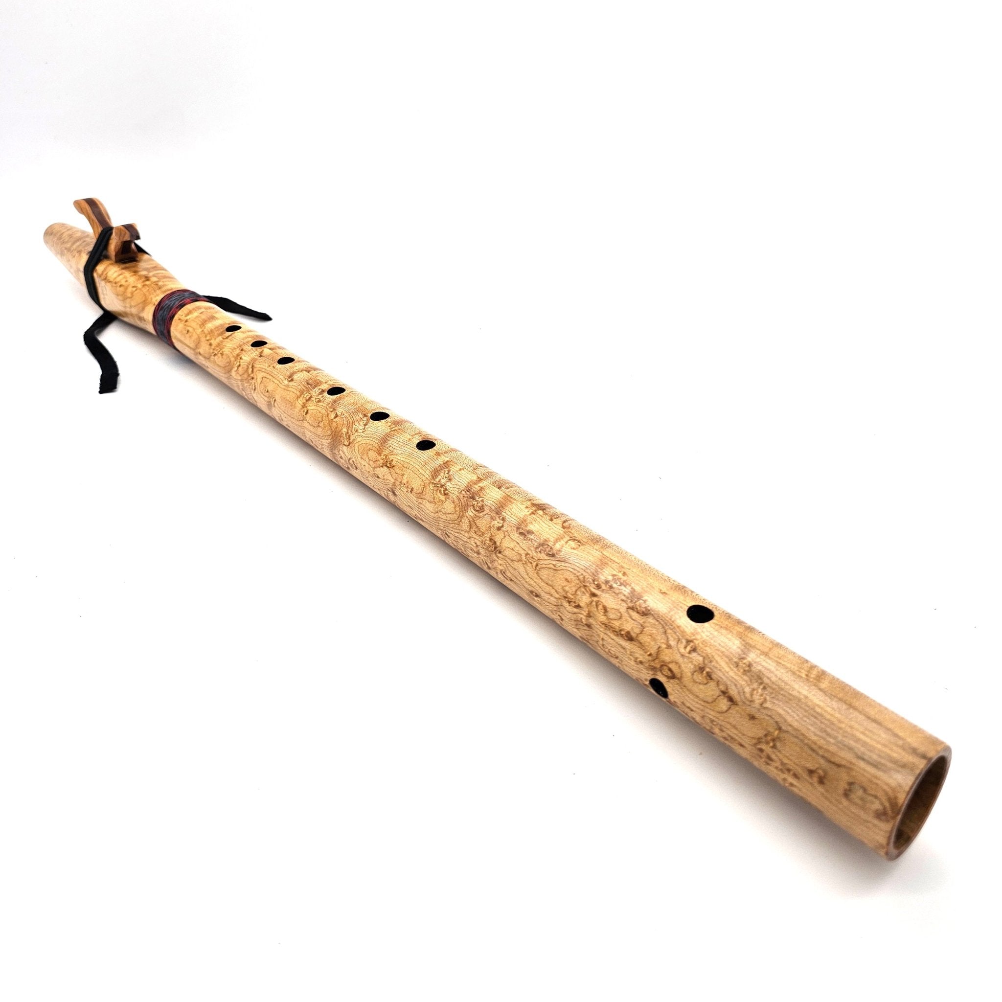 Birdseye maple Native American style D flute –#6032