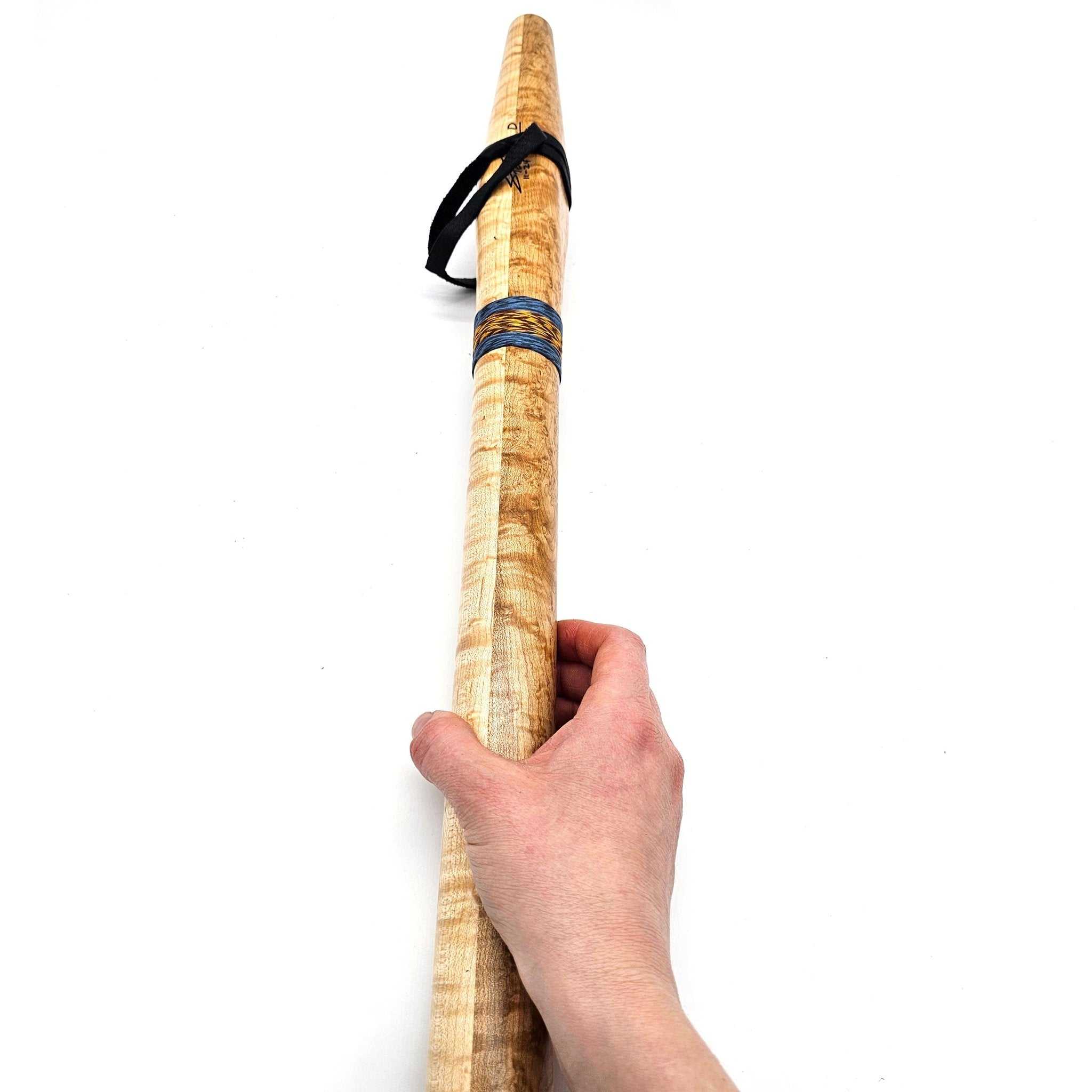 Birdseye maple Native American style D flute –#0419