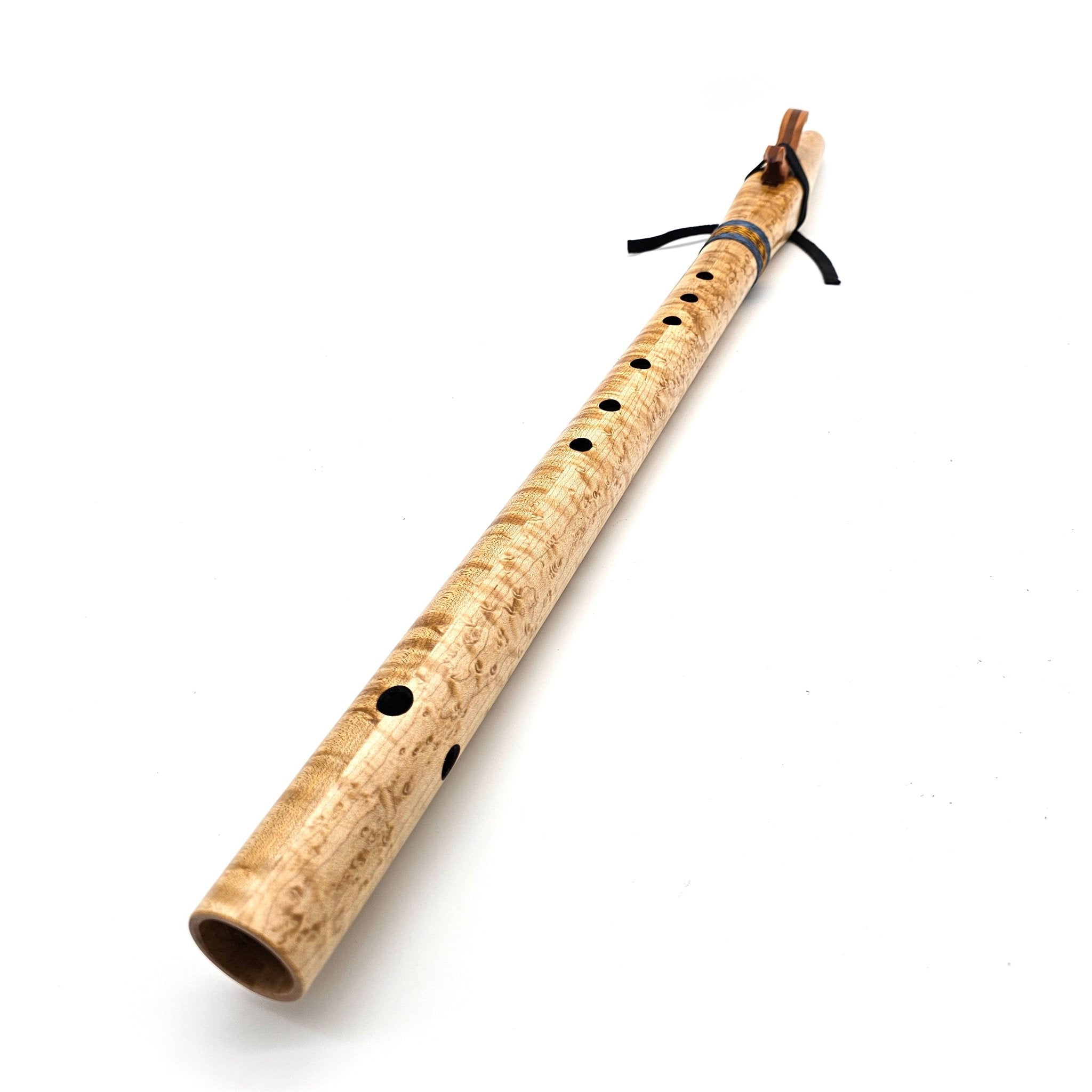 Birdseye maple Native American style D flute –#0419