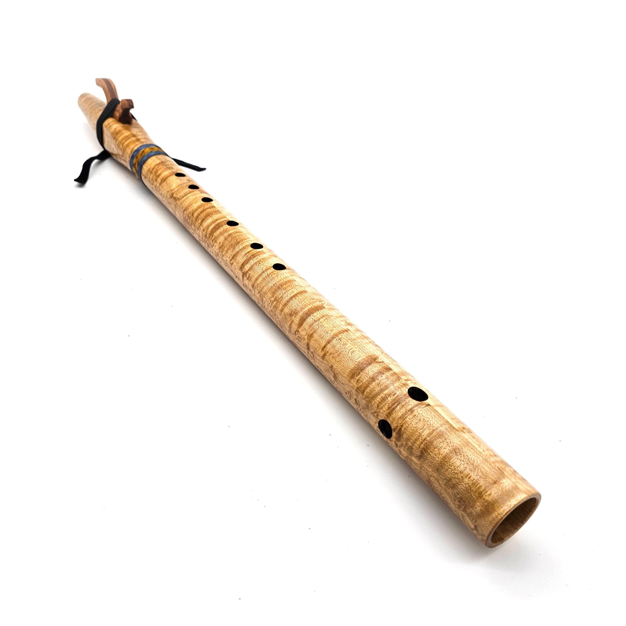 Birdseye maple Native American style D flute –#0419