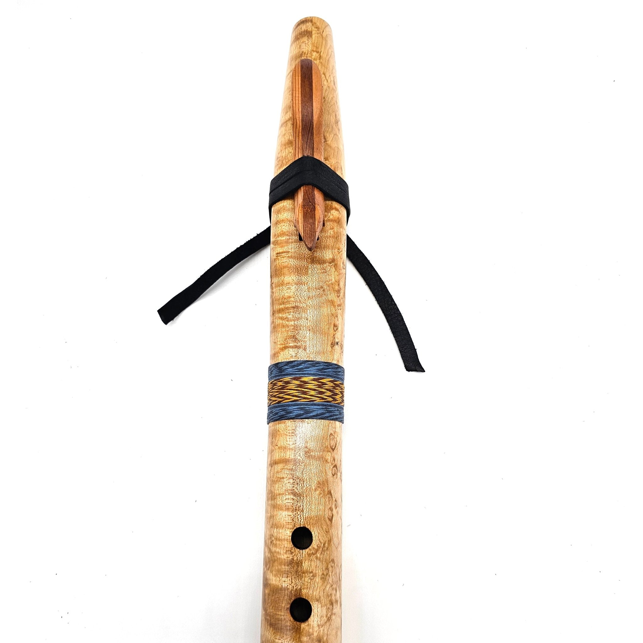 Birdseye maple Native American style D flute –#0419