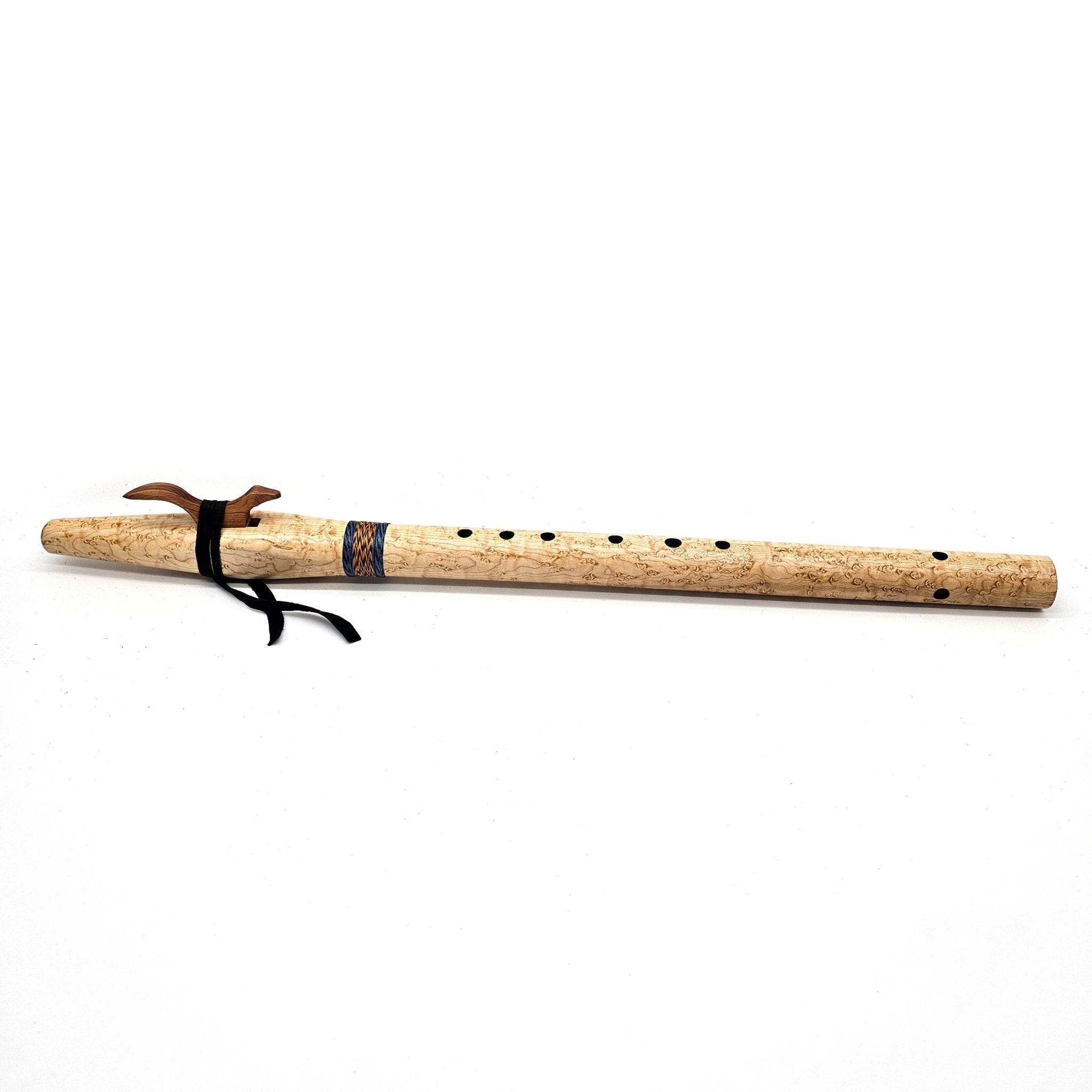 Birdseye maple Native American style D flute –#0419