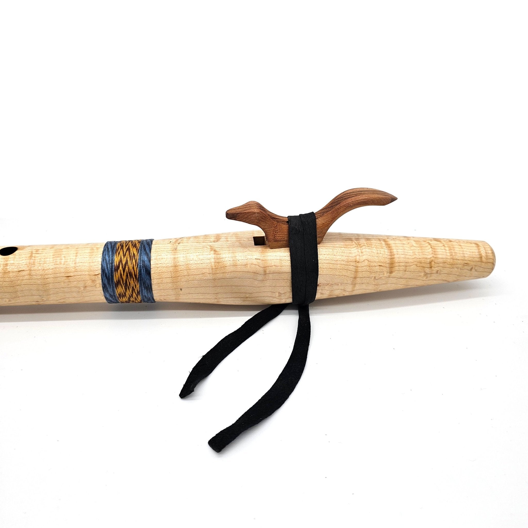 Birdseye maple Native American style D flute –#0419