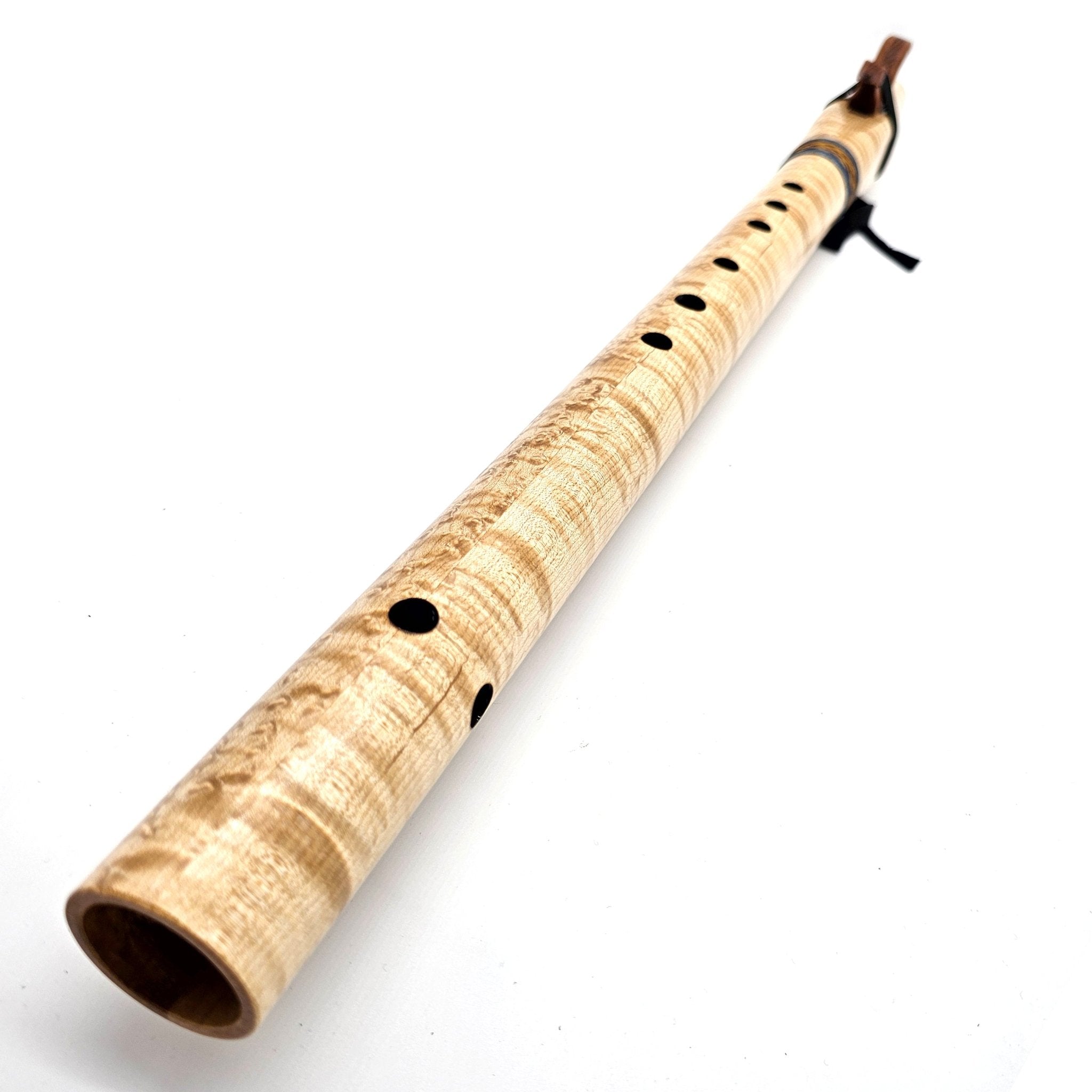 Birdseye maple Native American style D flute –#0419