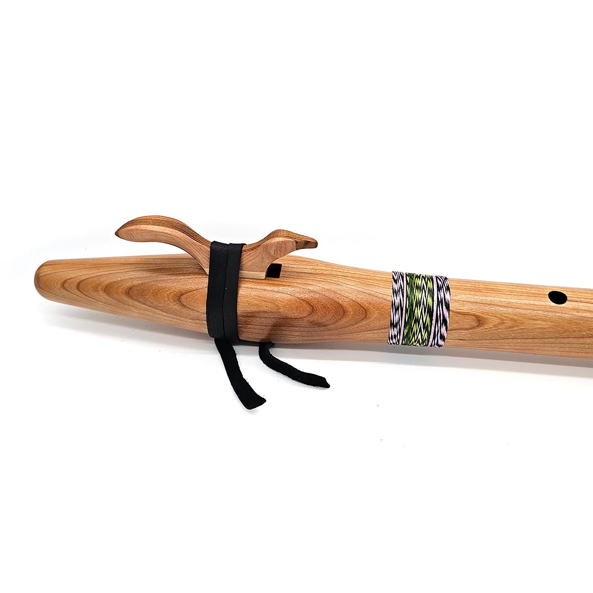 Cherry Native American Style Bass C Flute