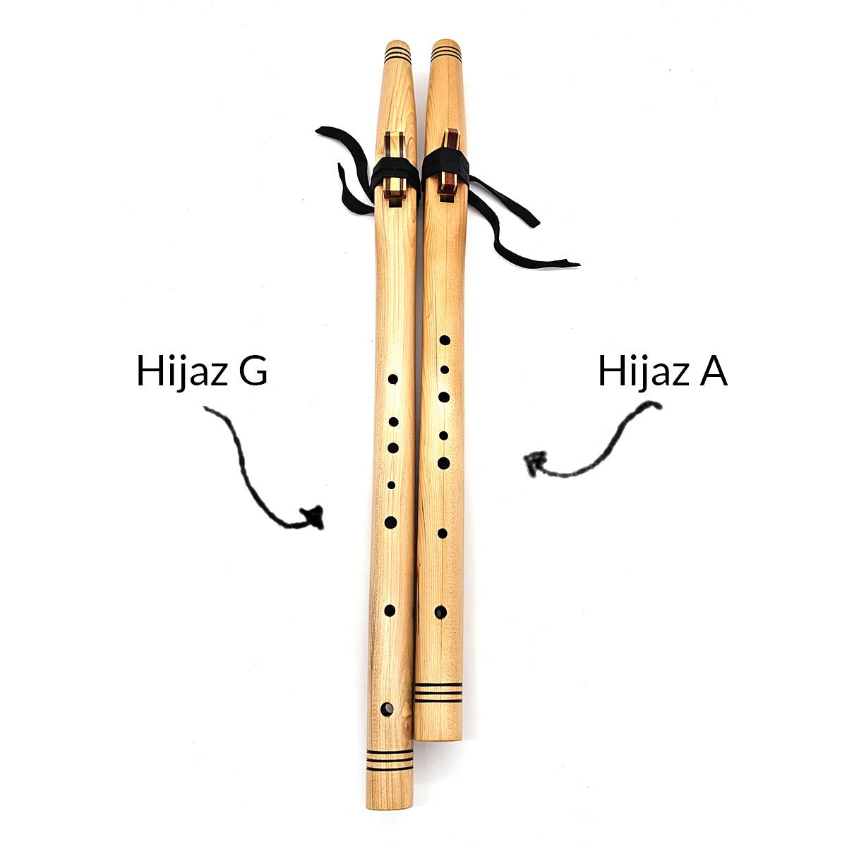 Hemlock Hijaz flute in the key of G