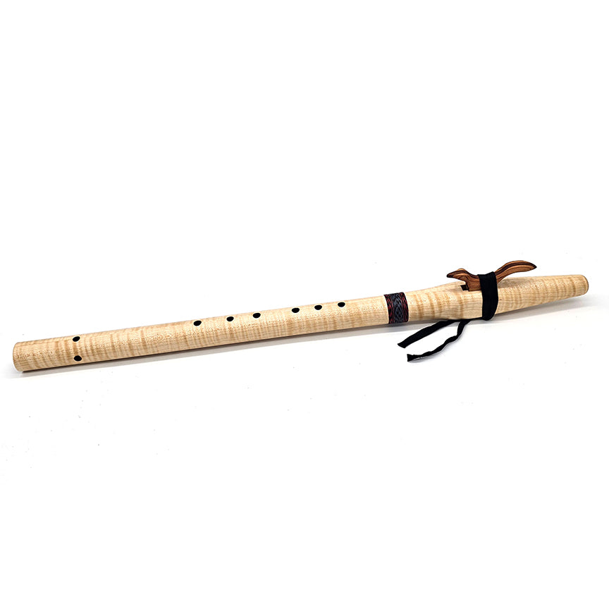 Tiger Maple Native American Style D Flute