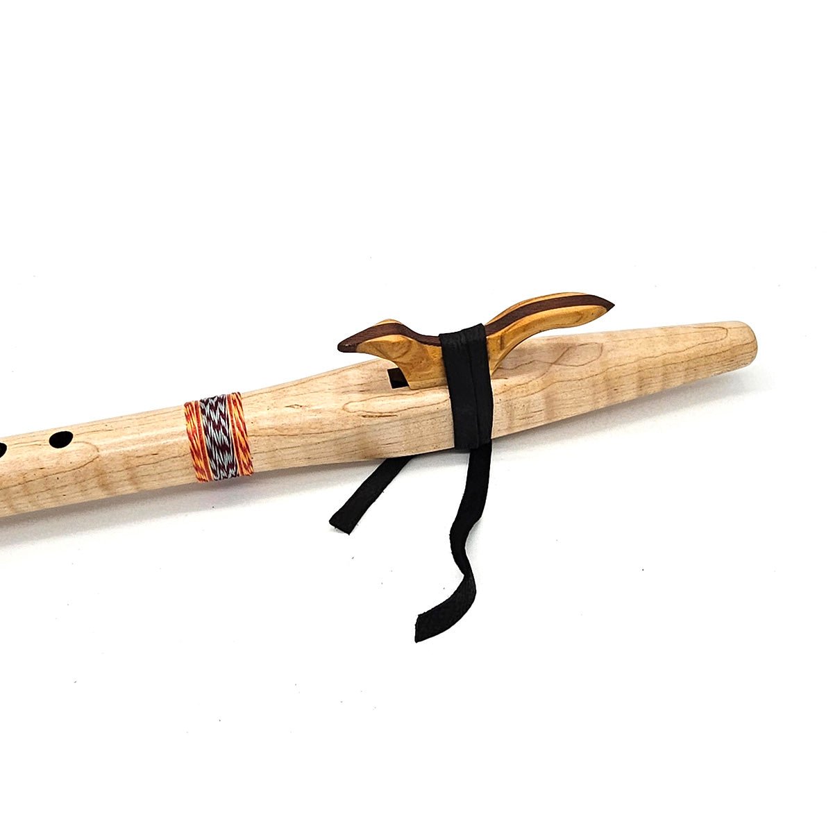 Curly Maple Native American Style F Sharp Flute