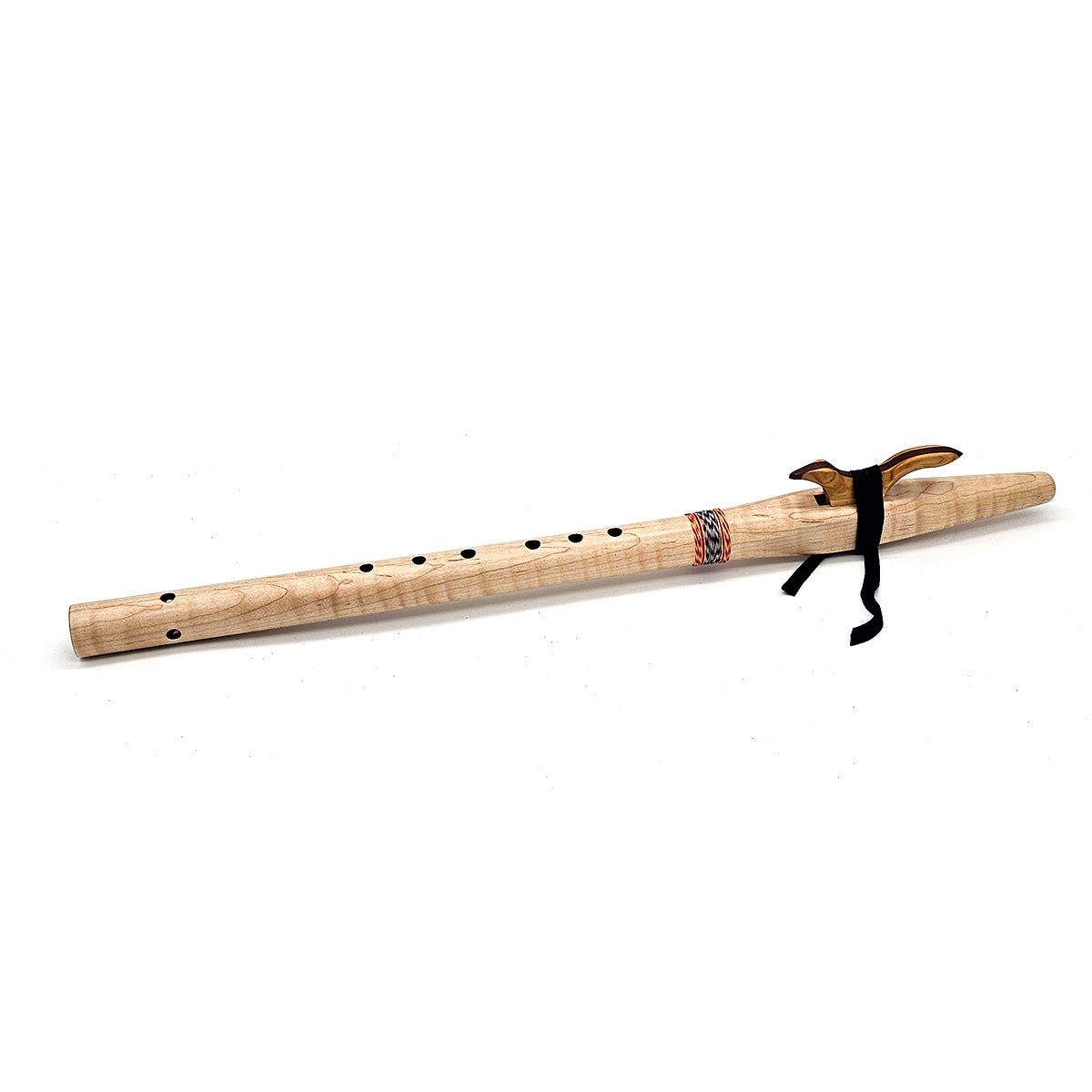 Curly Maple Native American Style F Sharp Flute