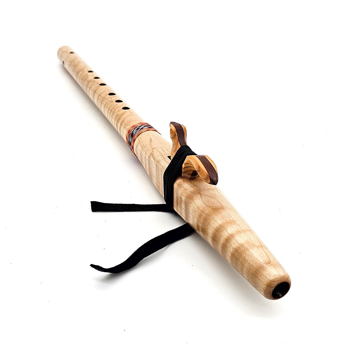 Curly Maple Native American Style F Sharp Flute