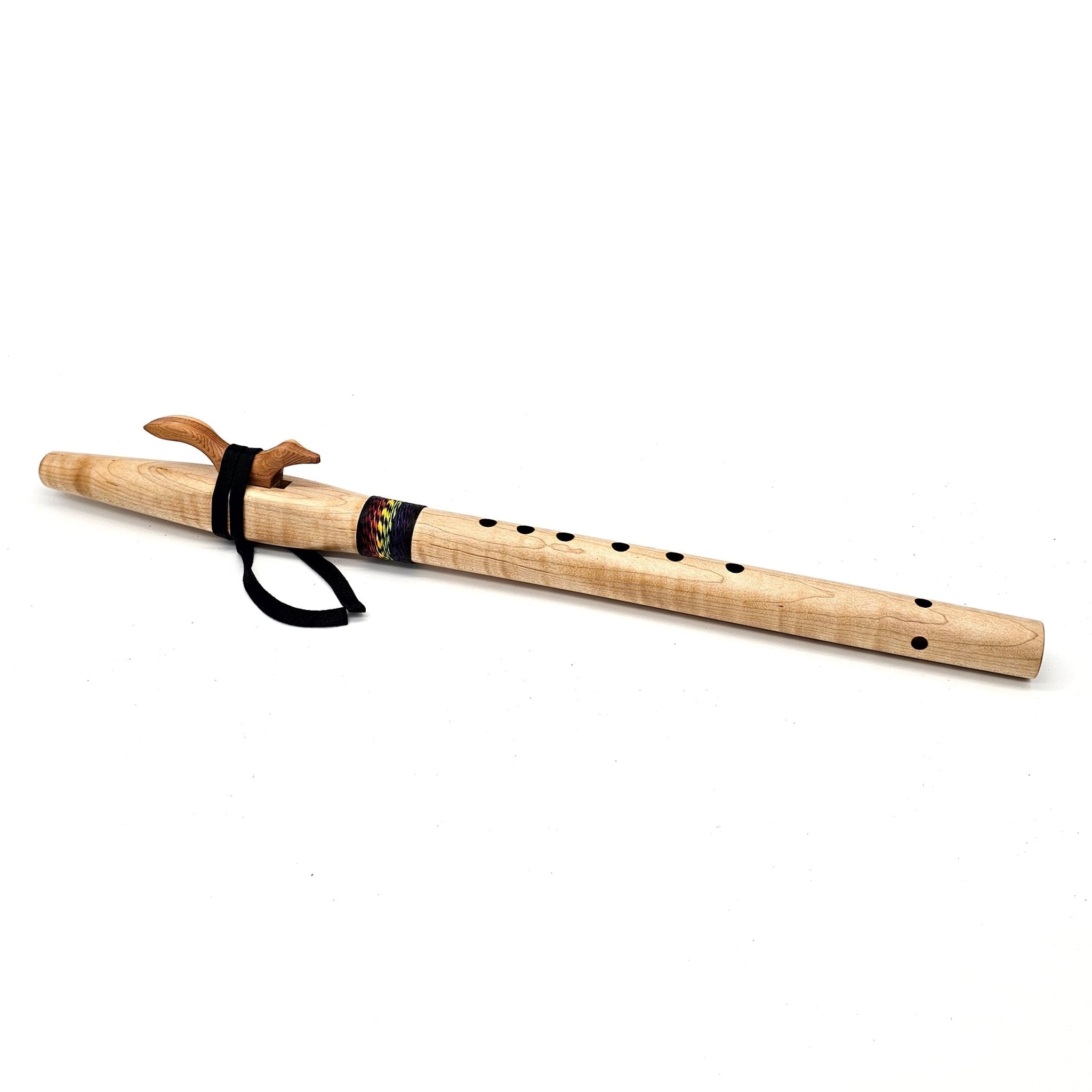 Curly maple Native American style G flute - Limited Edition Pride & Equality