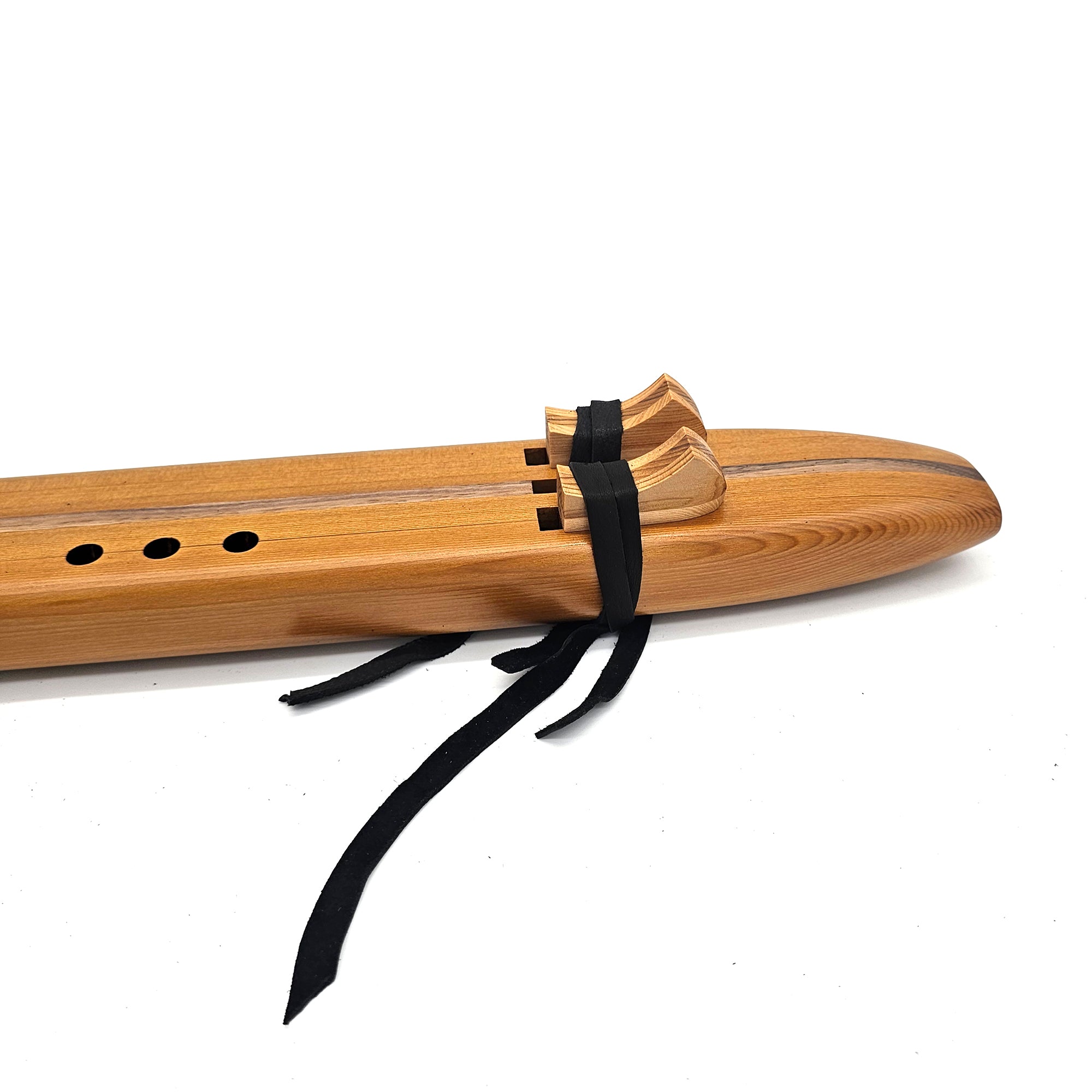 Western Red Cedar Native American Style Drone Flute - Key Of A