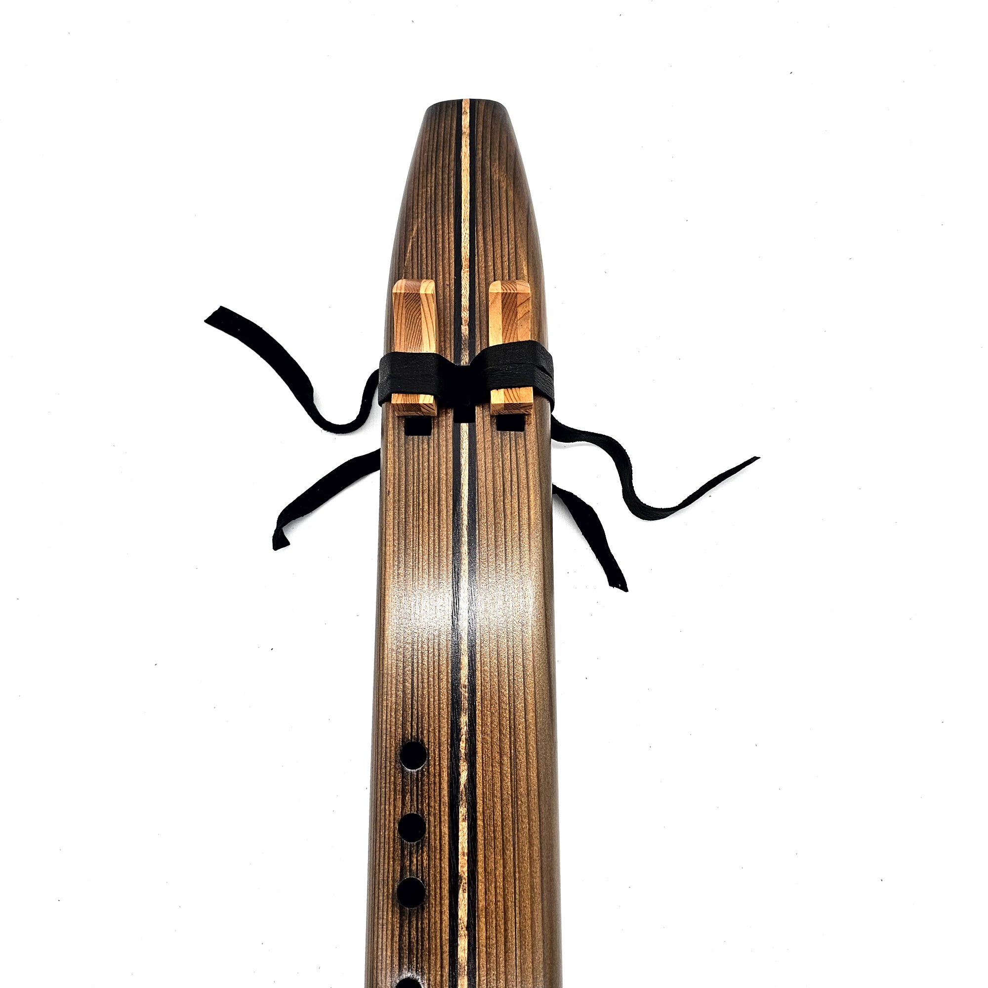 Iron Stained Cedar Native American Style G Drone Flute