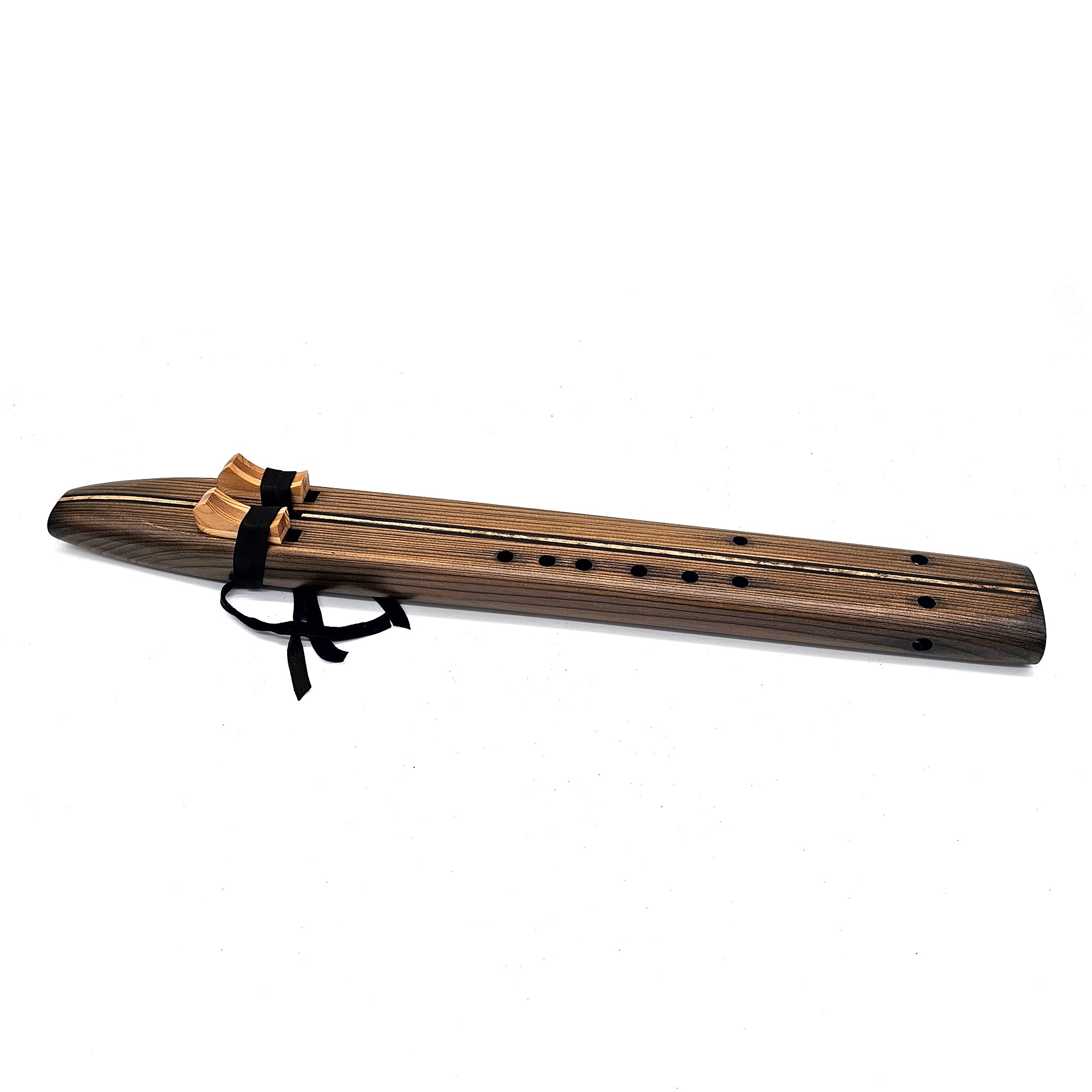 Iron Stained Cedar Native American Style G Drone Flute