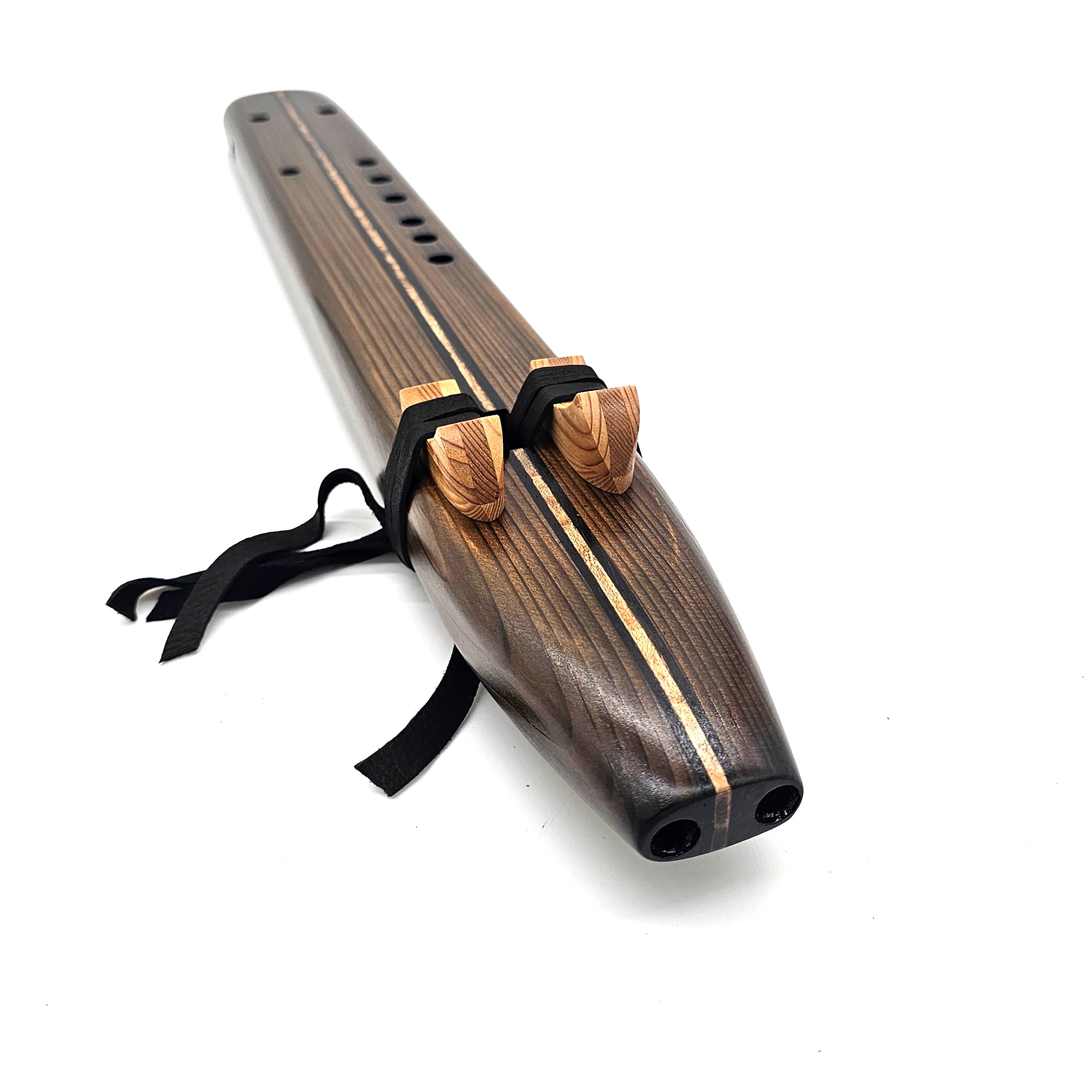 Iron Stained Cedar Native American Style G Drone Flute