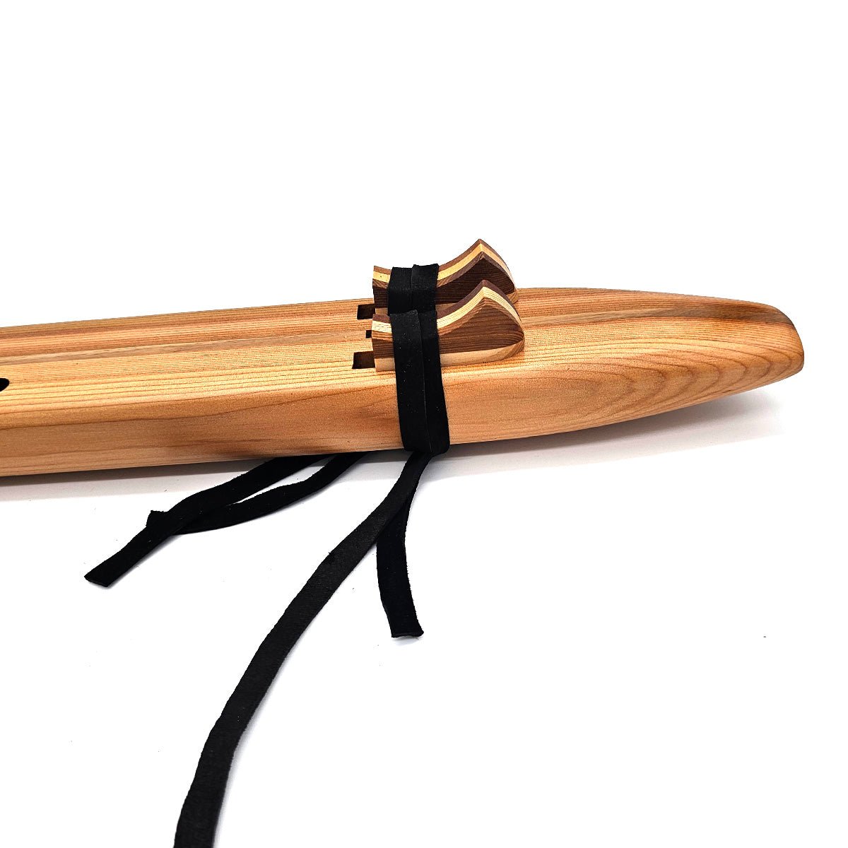 F Sharp Drone Flute In Western Red Cedar - (fingering holes on left side)