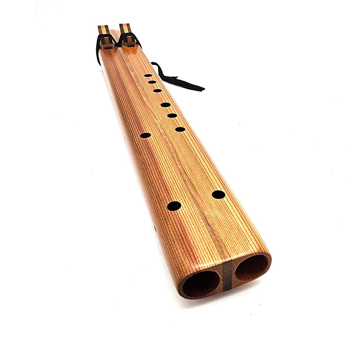F Sharp Drone Flute In Western Red Cedar - (fingering holes on left side)