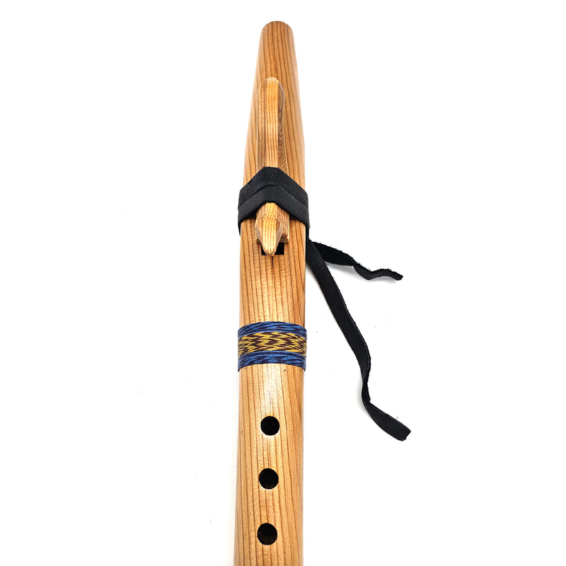 Figured Golden Cedar Native American Style A Flute
