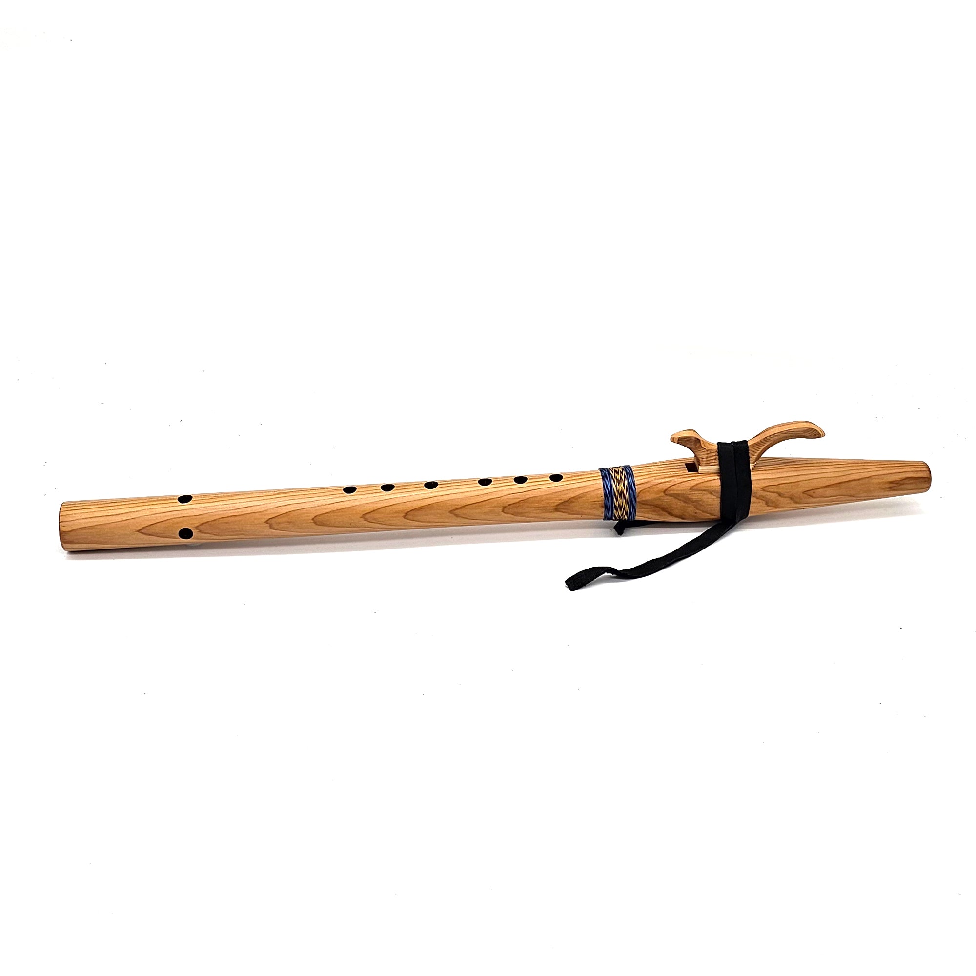 Figured Golden Cedar Native American Style A Flute