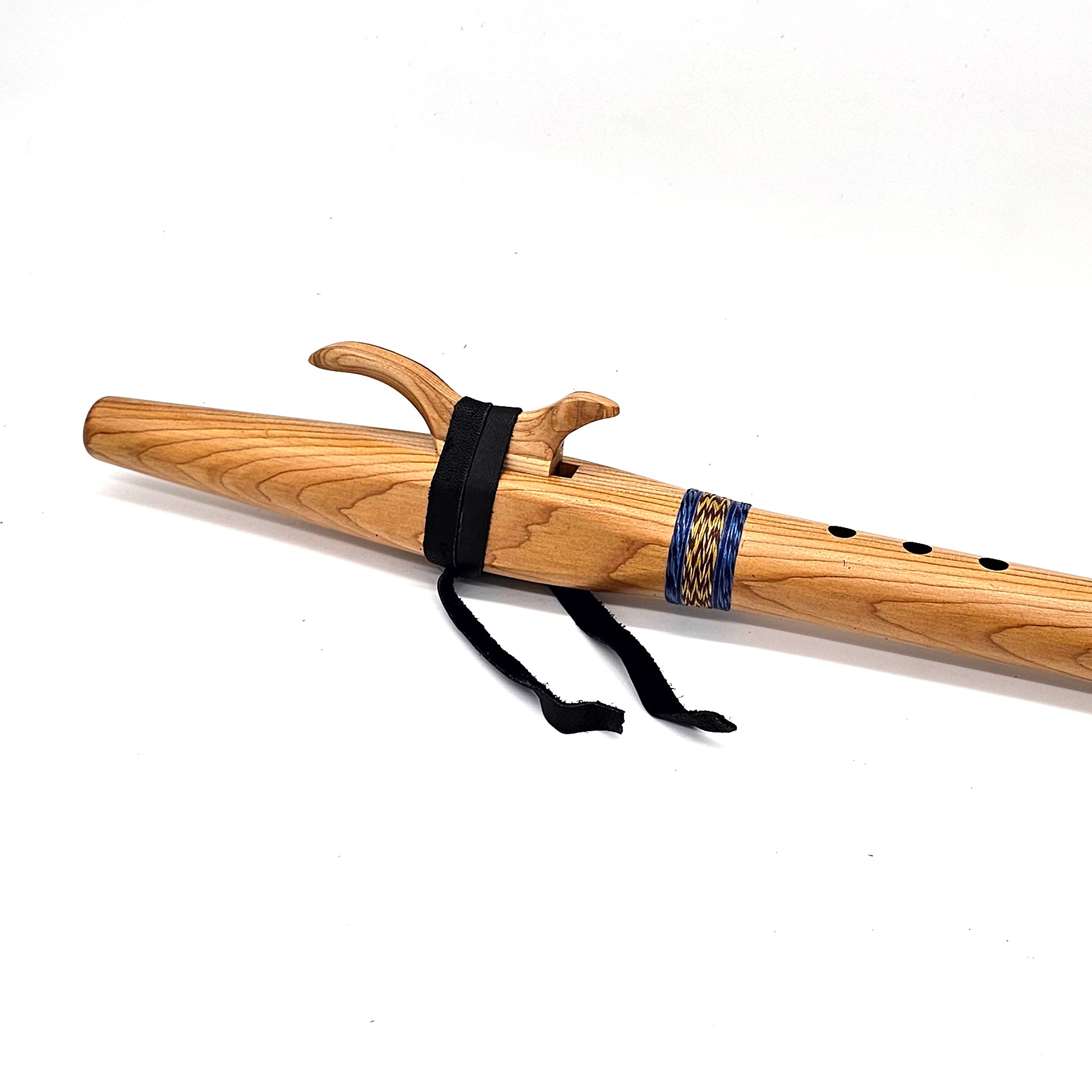 Figured Golden Cedar Native American Style A Flute